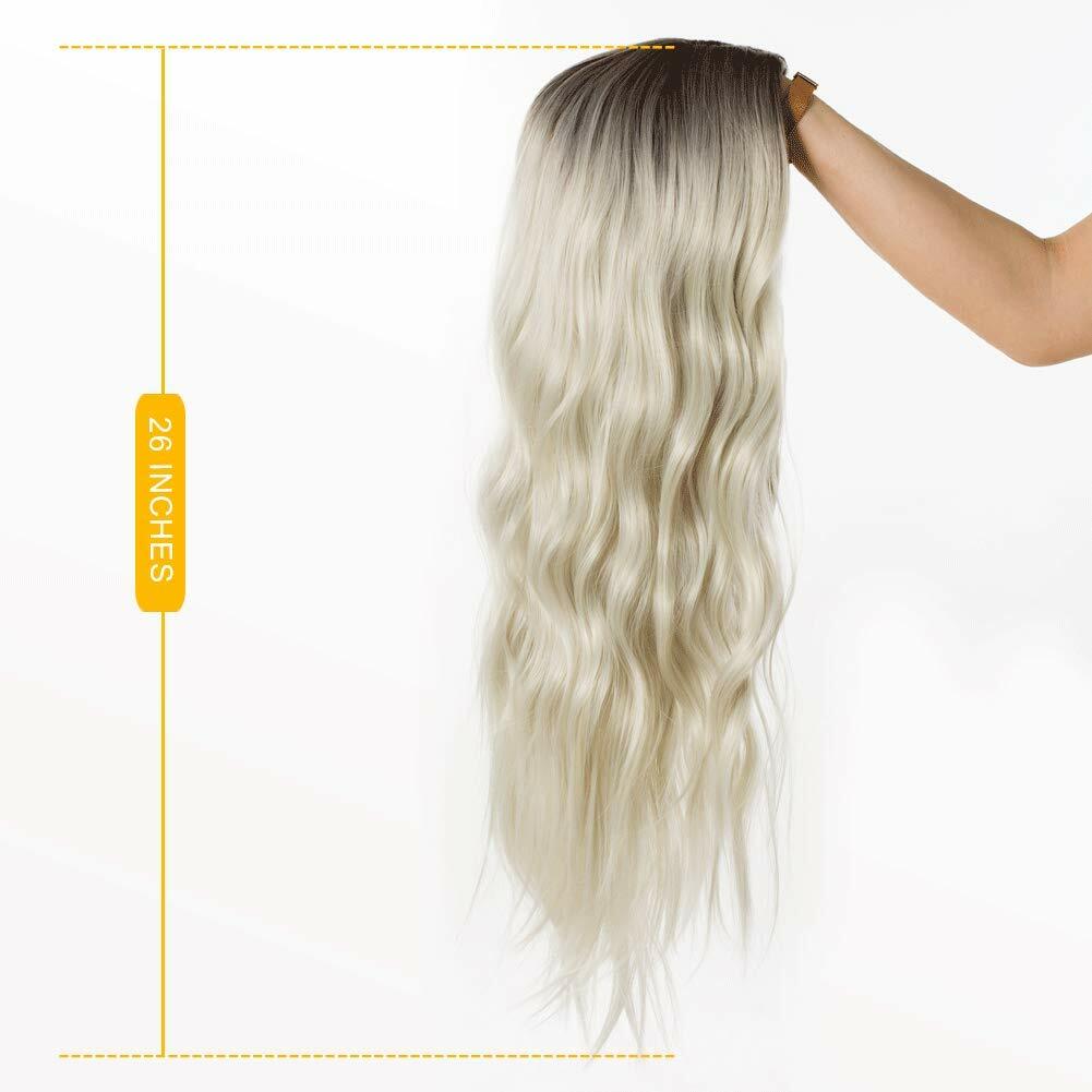 FORFEELS 66CM LONG PLATINUM WIG 26″ WAVY BRAND NEW #6