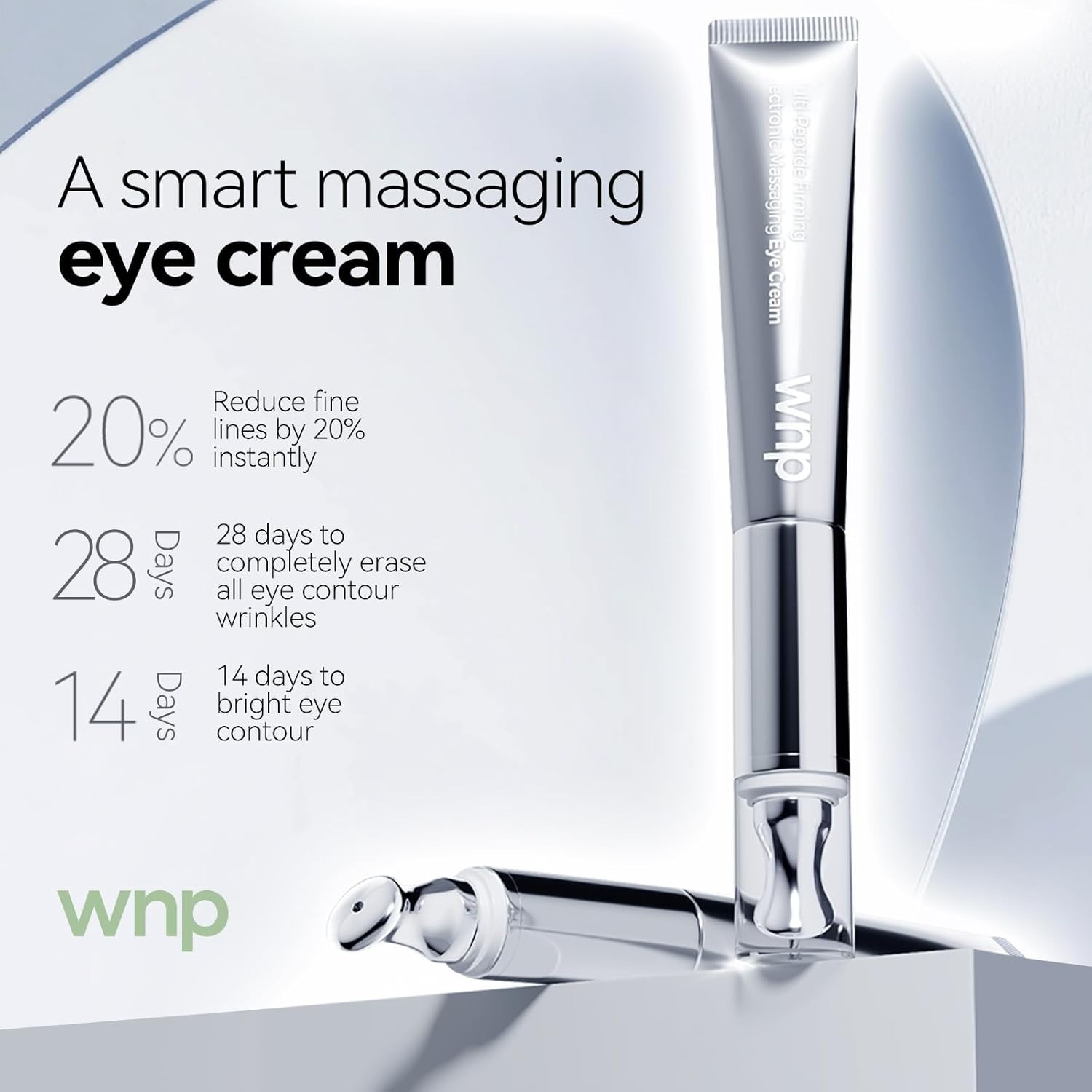 X2WNP Wrinkle Eraser Multi Peptide Firming Electronic Massaging Eye Cream-XP2027