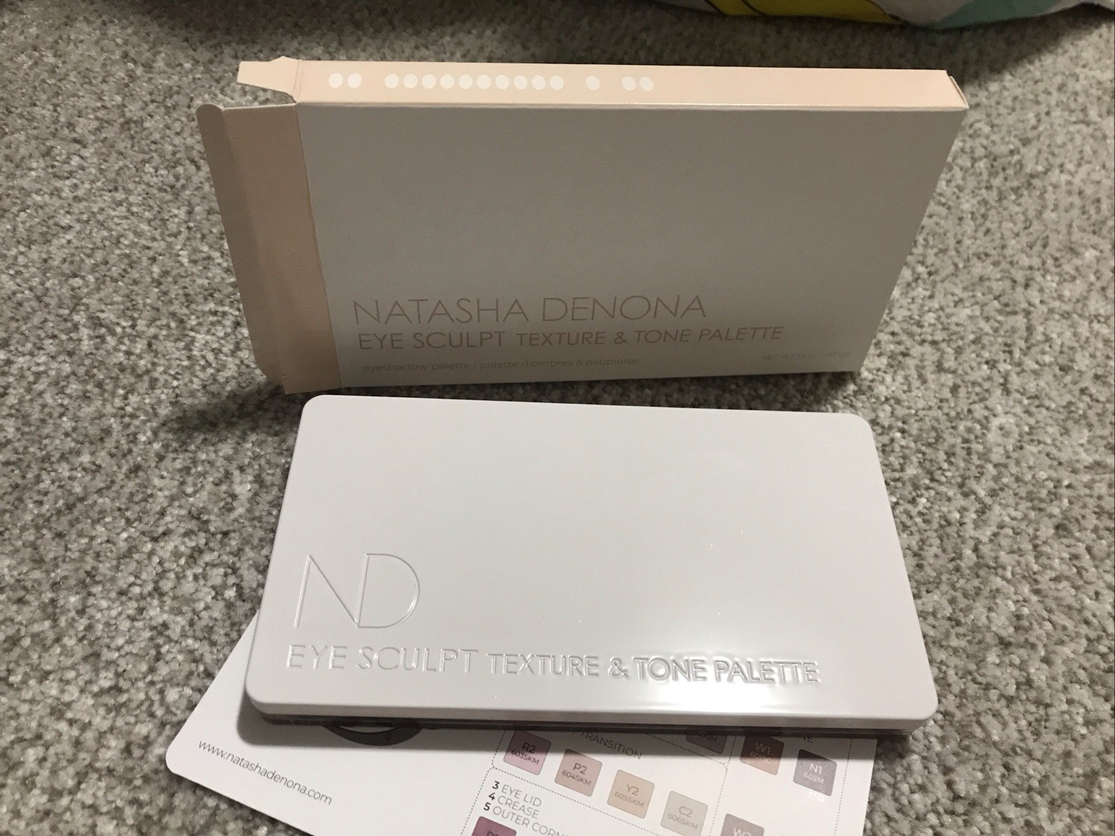 NATASHA DENONA Eye Sculpt Texture & Tone Eyeshadow Palette “Soft” New