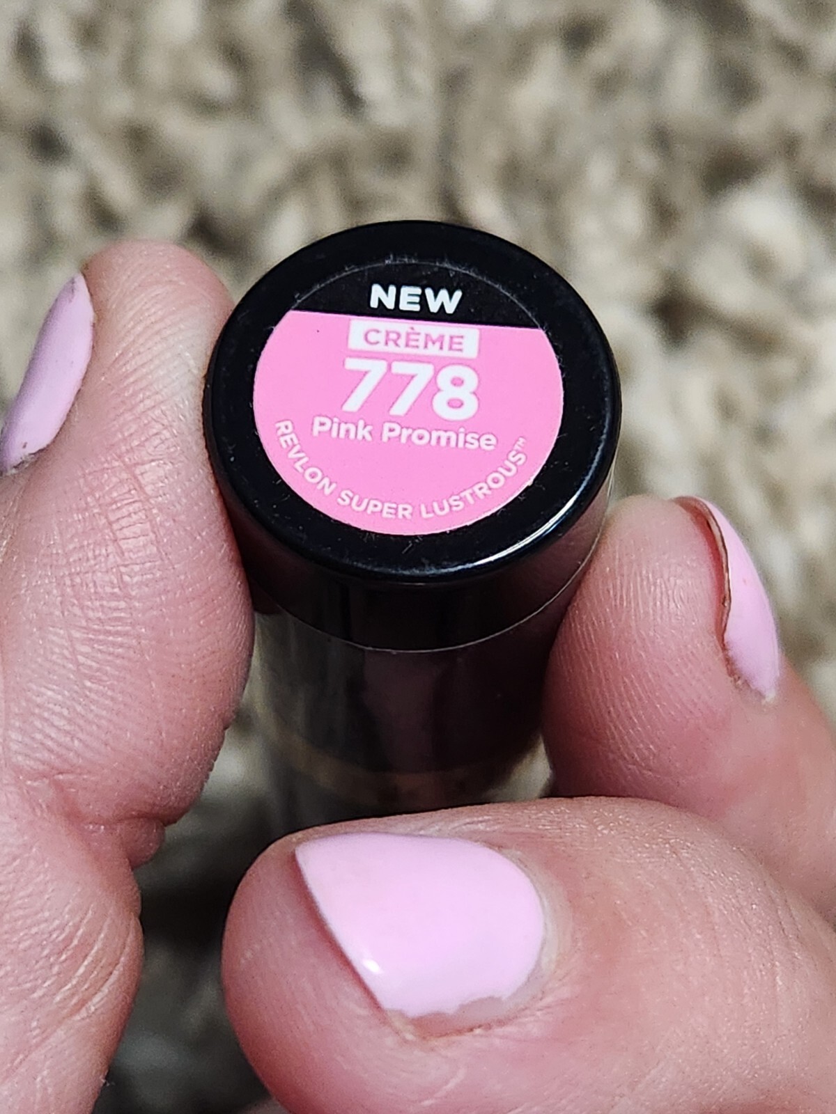 Revlon Super Lustrous Glass Lipstick, 0.15 oz – 778 Pink Promise NIP