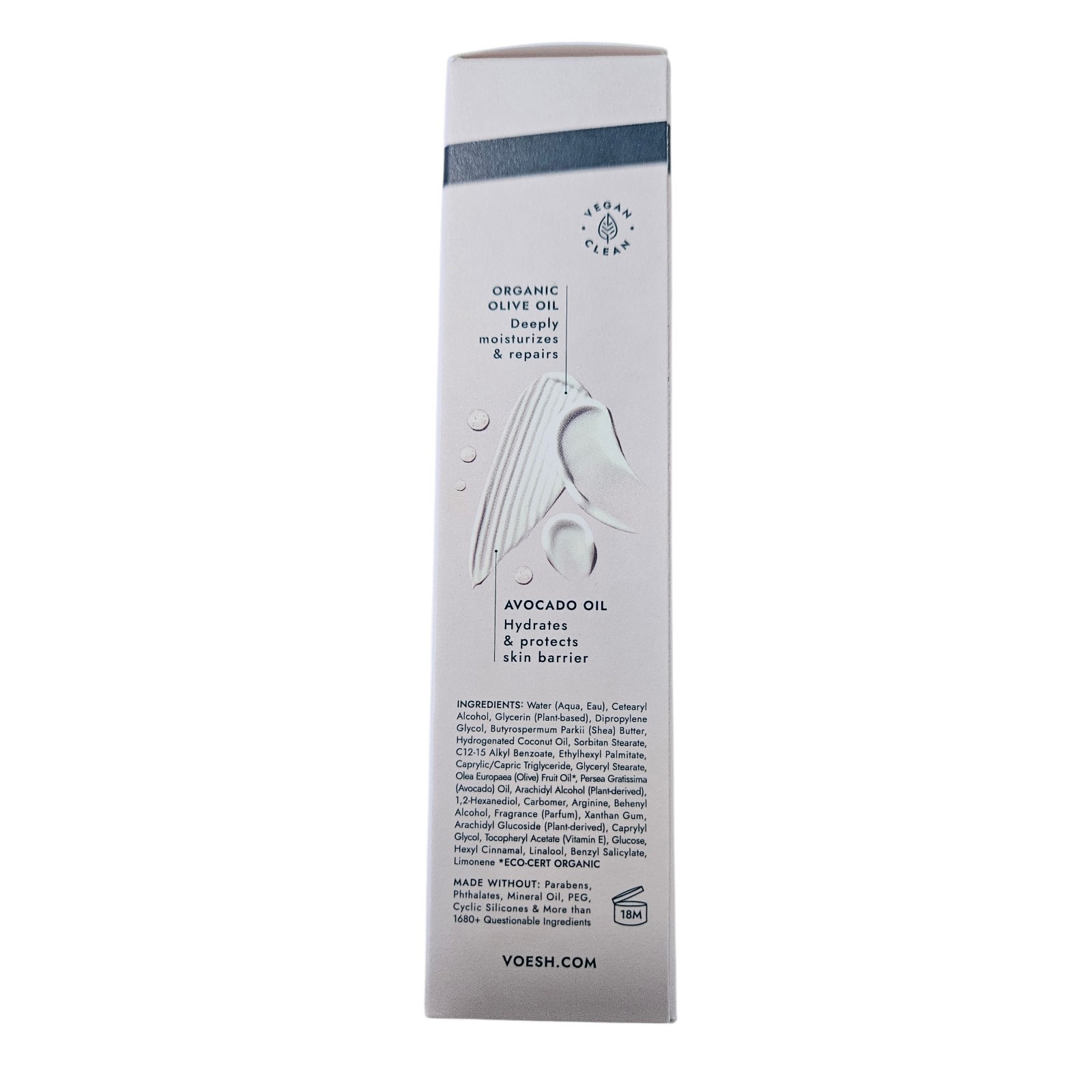 VOESH New York Vegan Jasmine Soothe Body Crème Moisturizer 3 fl oz/88 mL