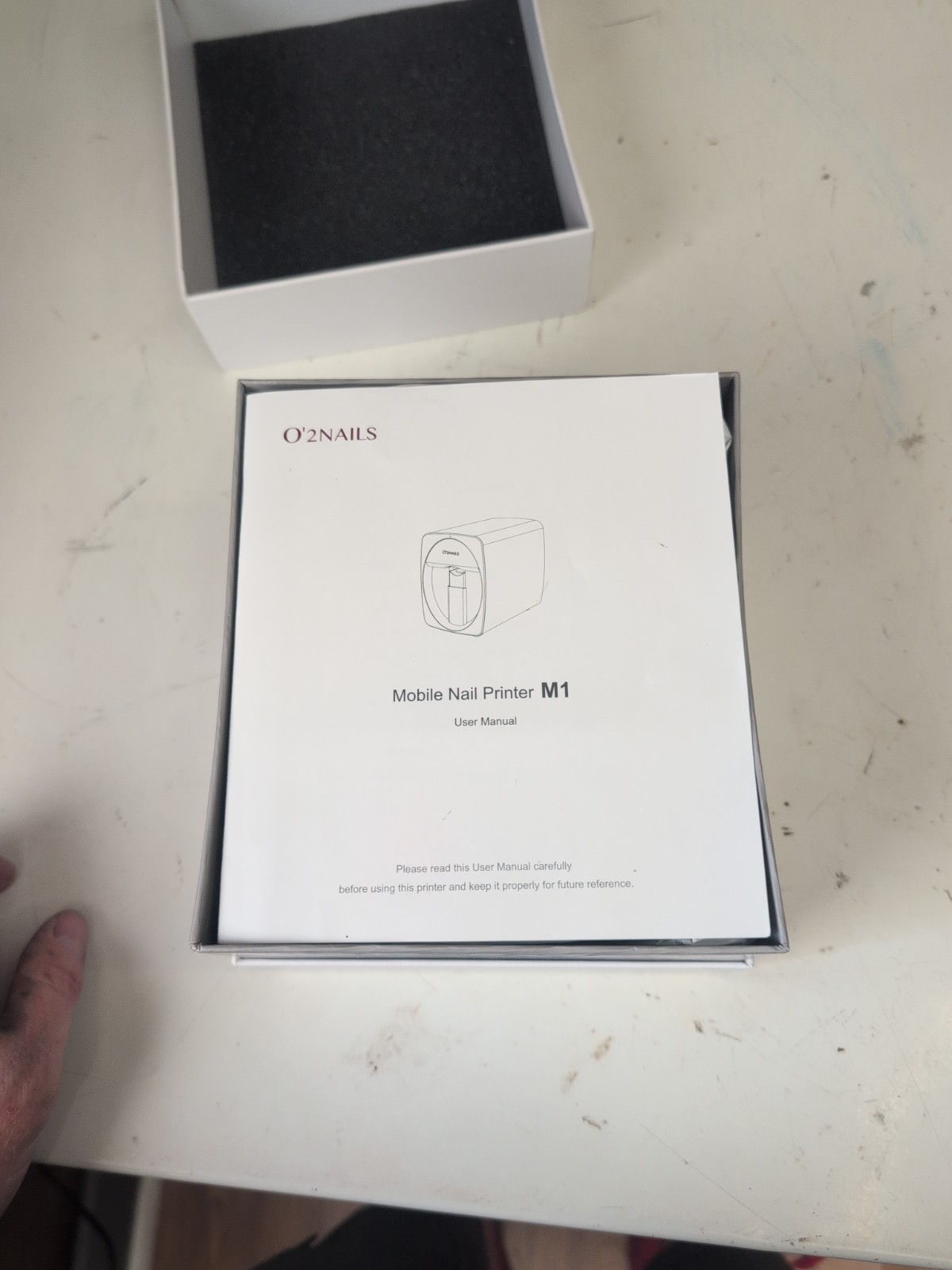 O2Nails Nail Art Printer (Rose Gold) Print any image App New Open Box See Descri