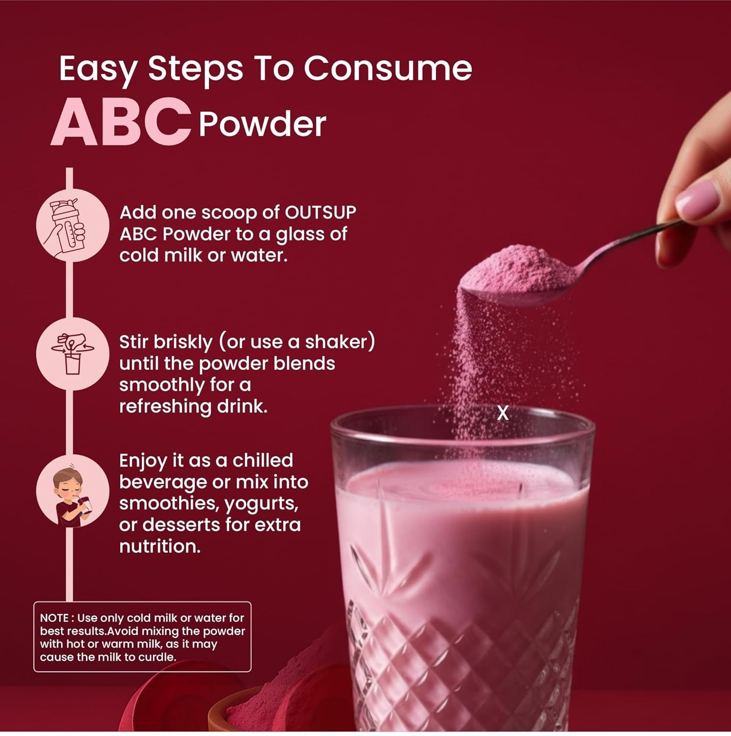 Apple Beetroot Carrot ABC Malt Powder 200g Instant Health Energy Drink