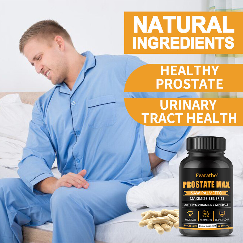 Prostate Support – Saw Palmetto – Reduce Frequent Urination, Stamina supplement