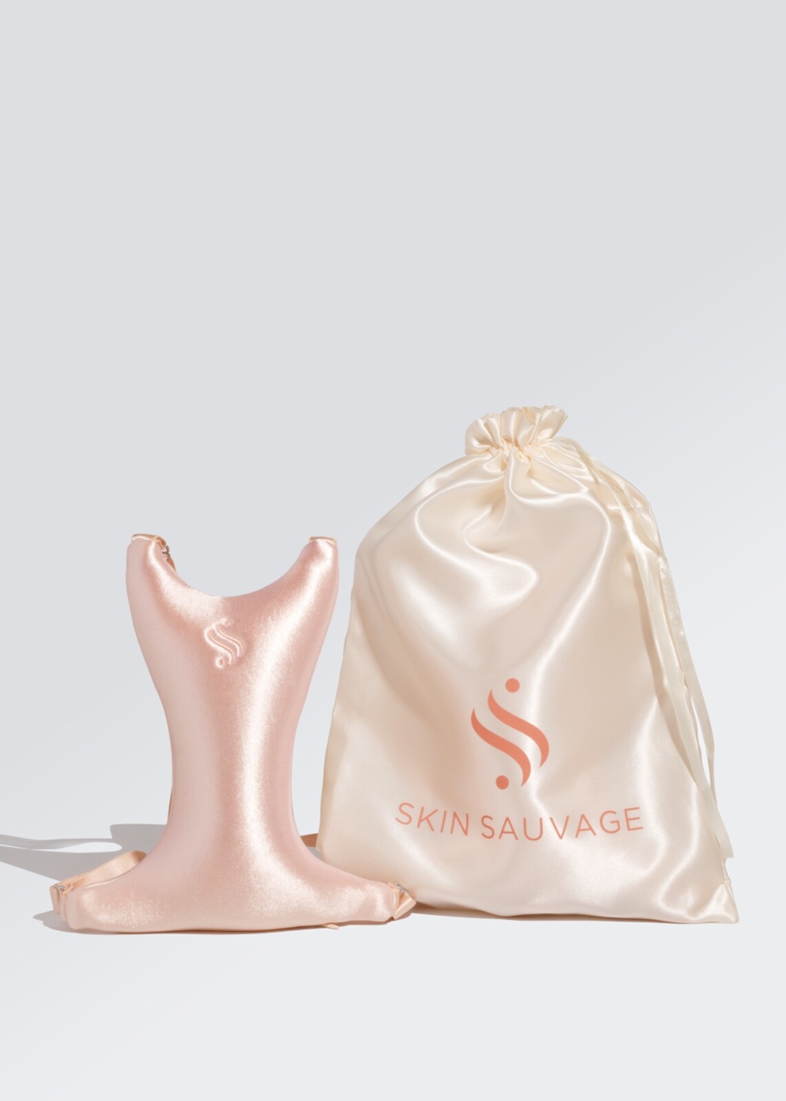 Skin Sauvage Breast Pillow Chest Wrinkles Prevention and Breast Support (Pink)