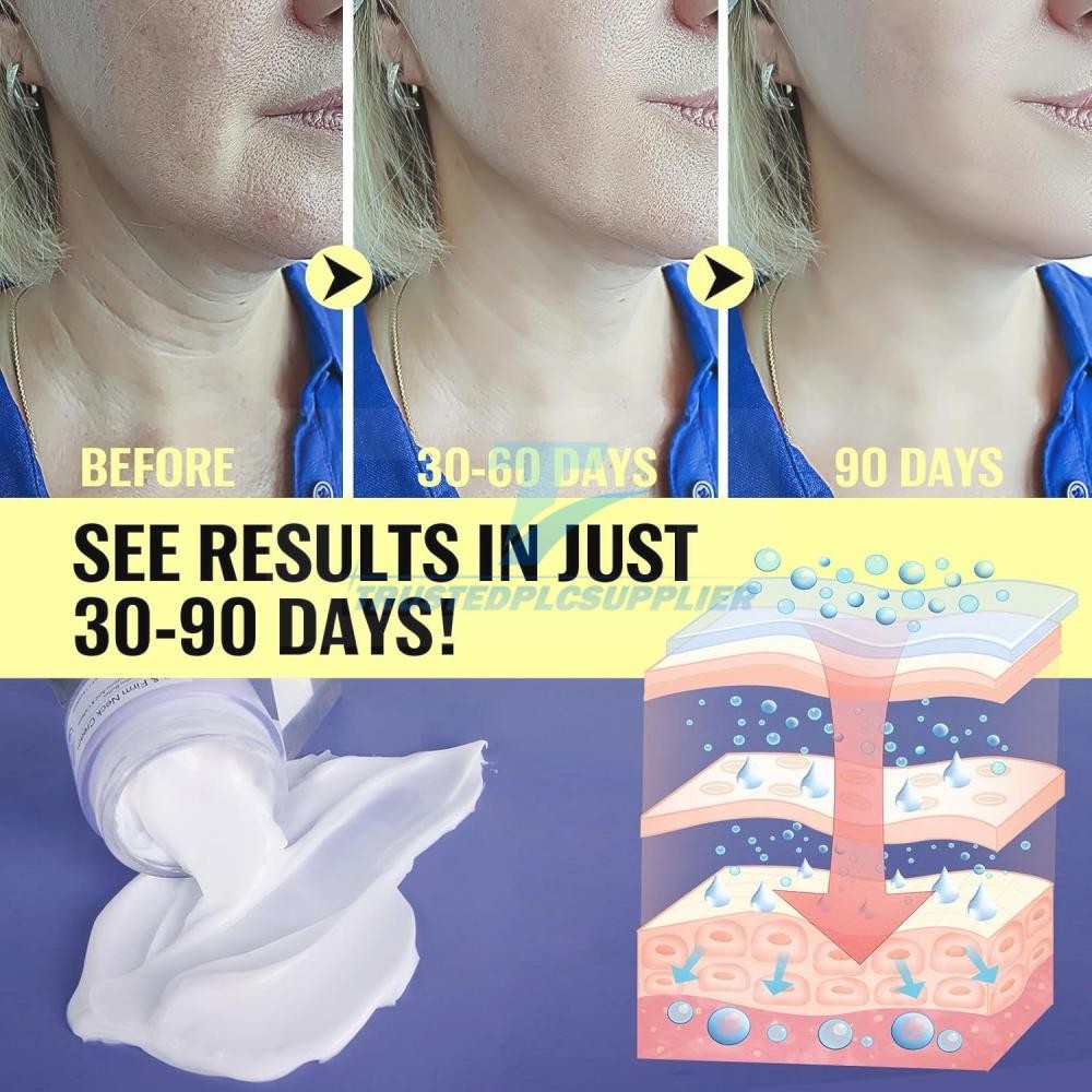 2PCS Tighten and Lift Neck Cream Firming Anti-Aging 1.7oz- Clinically Tested