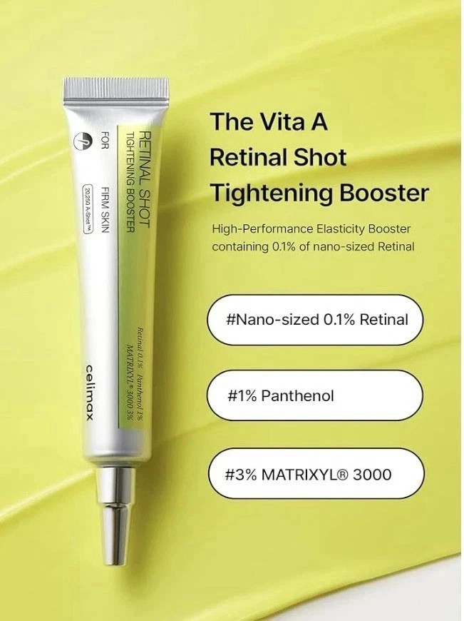 2PCS-CELIMAX Vita-A Retinal Shot Tightening Booster 15ml US Free Shipping！