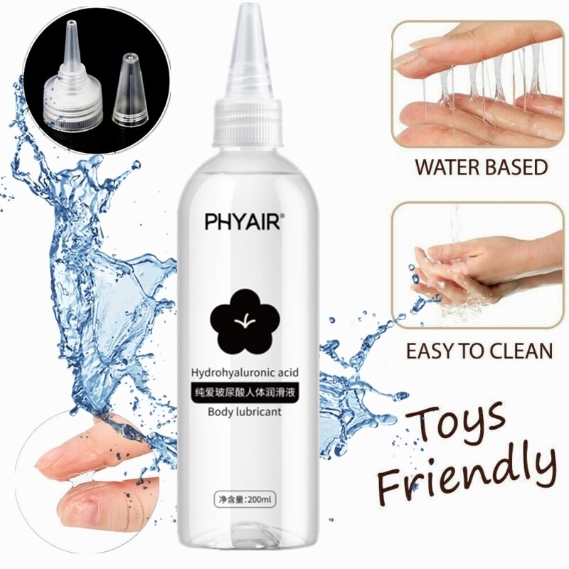 Lube Personal Sex Lubricant Water-Based Long Lasting Easy Clean Women Men Adult