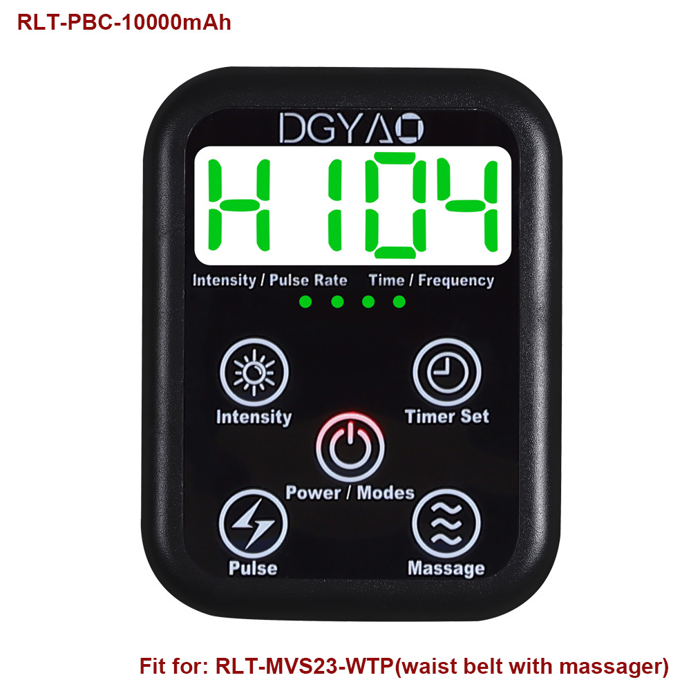 DGYAO Rechargeable Battery Controller for Cordless Red Light Therapy Device