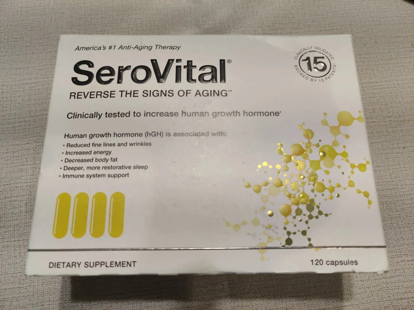 SeroVital Reverse The Signs of Aging Dietary Supplement – 120 Capsules