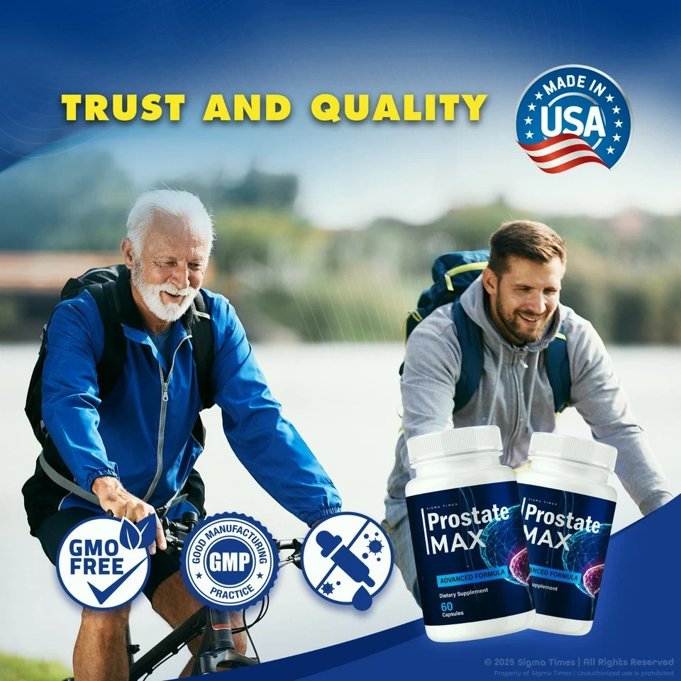 Prostate Max Advanced Prostate Health Support Capsules 60ct, Free ship Pack of 1