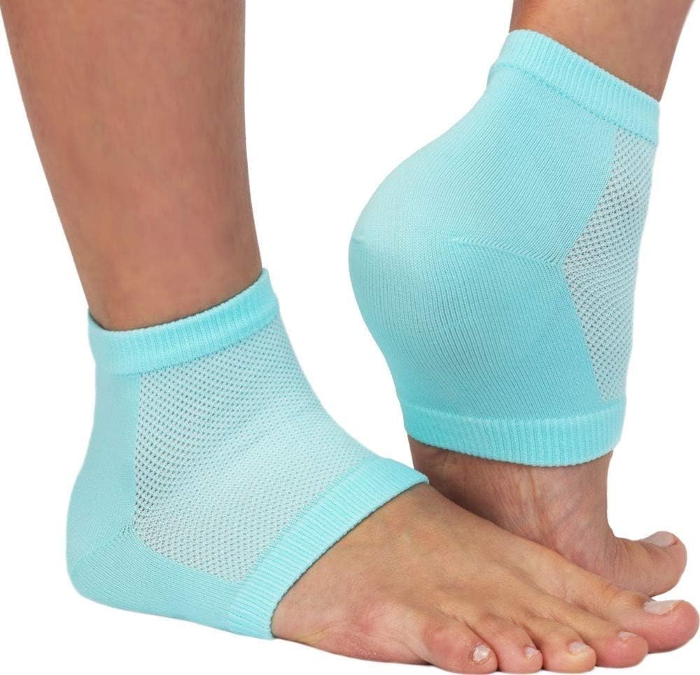 Vented Moisturizing Gel Heel Sleeves – Ultimate Foot Care for Cracked Heels