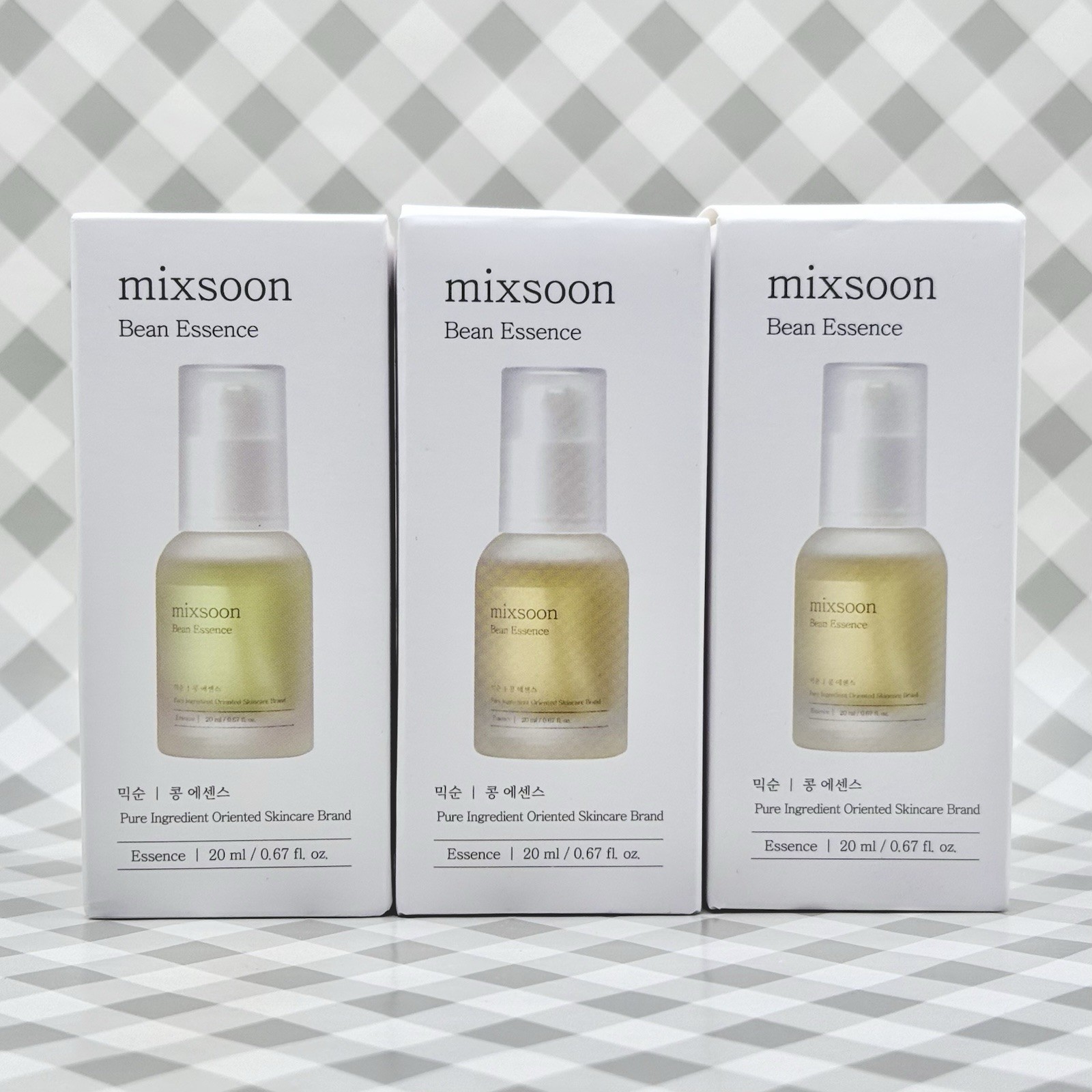 3x MIXSOON Bean Essence 20mL 0.67oz each K-Beauty Exp 6/28 ••SEALED••🎁