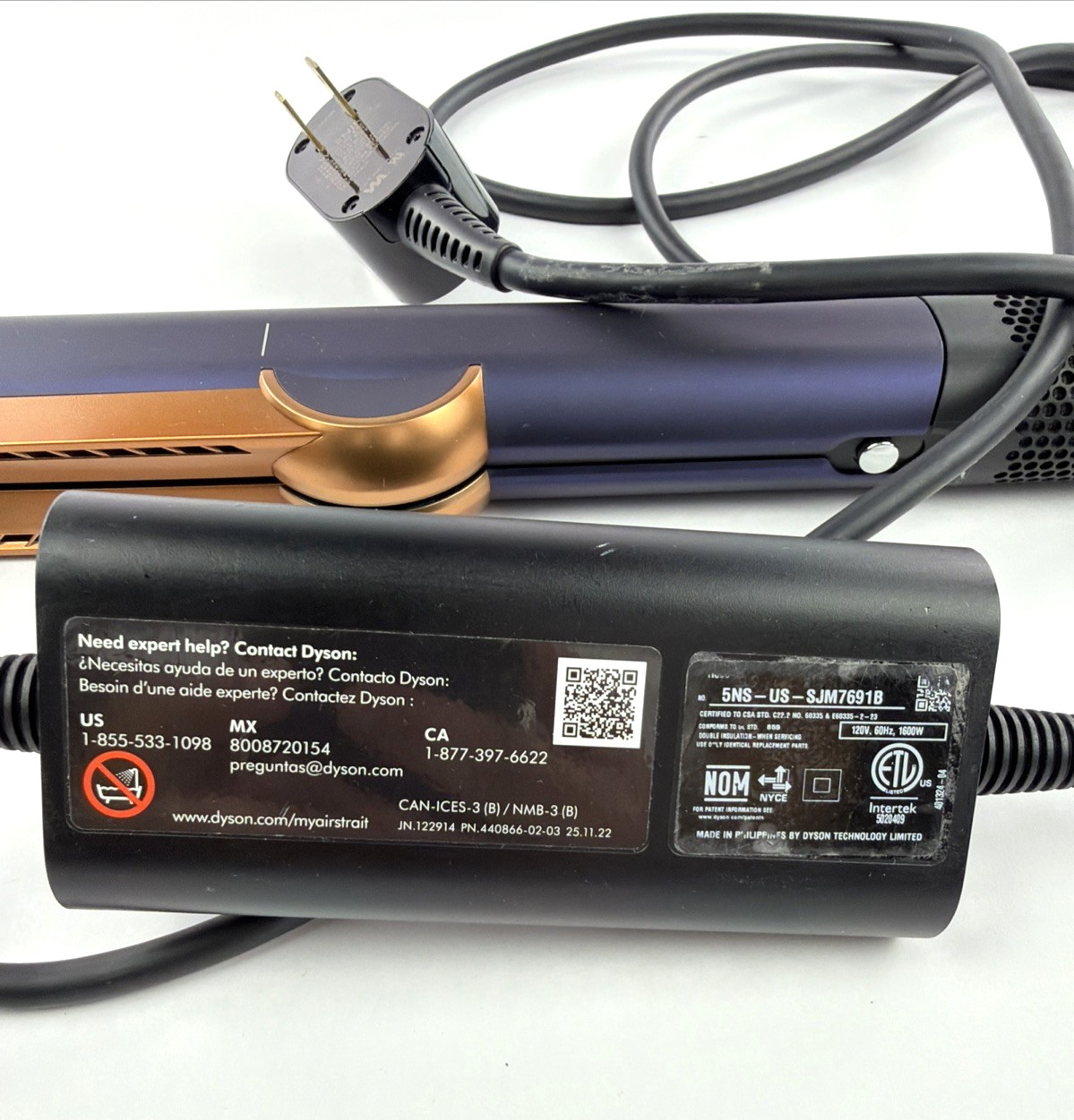Dyson Airstrait Wet-to-Dry Straightener Prussian Blue & Rich Copper