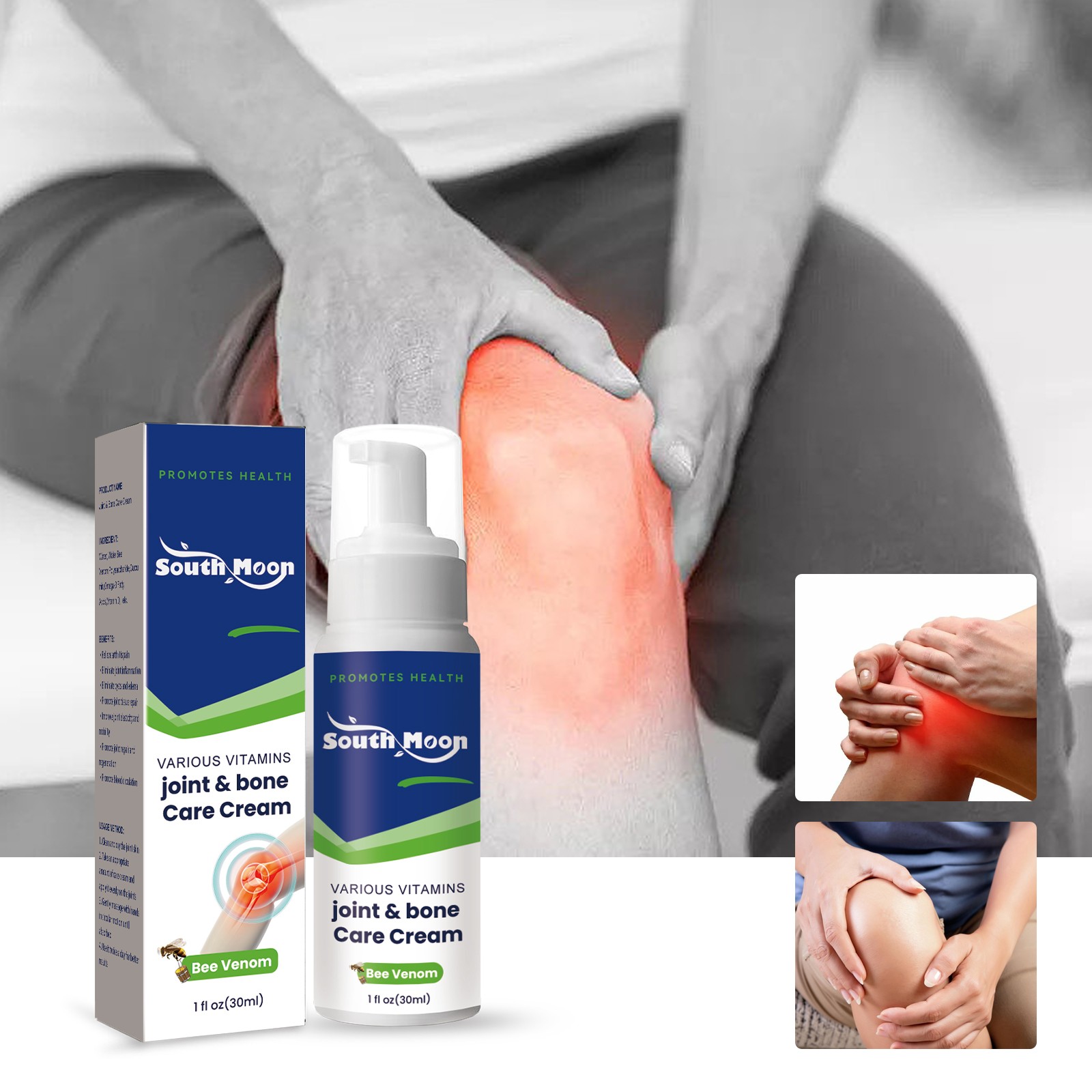 Various Vitamins Joint & Bone Care Cream, Wrist Leg Bend Joint Shoulder Neck Sin