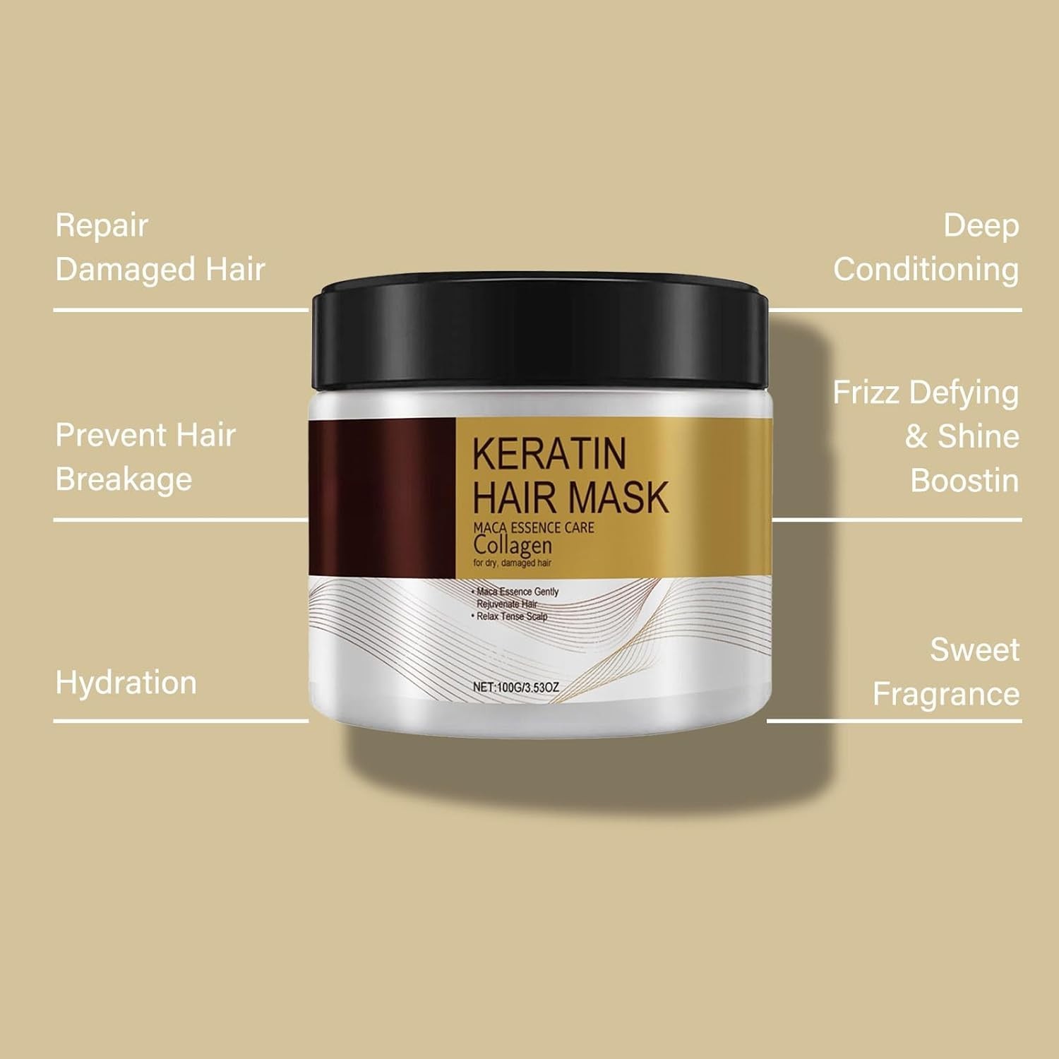 Karseell Hair Repair Mask Argan Mascarilla Conditioning Collagen Keratin Damage