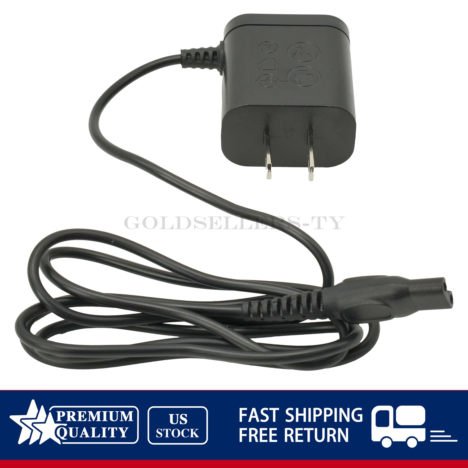 NEW For Philips Norelco Electric Shaver HQ8505 Power Cord Charger Free shipping