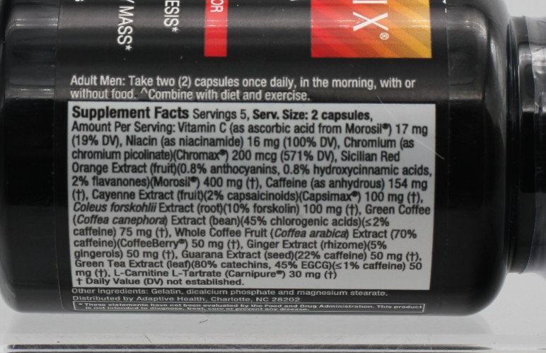 Nugenix 3 PC Thermo-X Extreme Thermogenic Fat Burner Supp.; 30 Capsules (10X3)