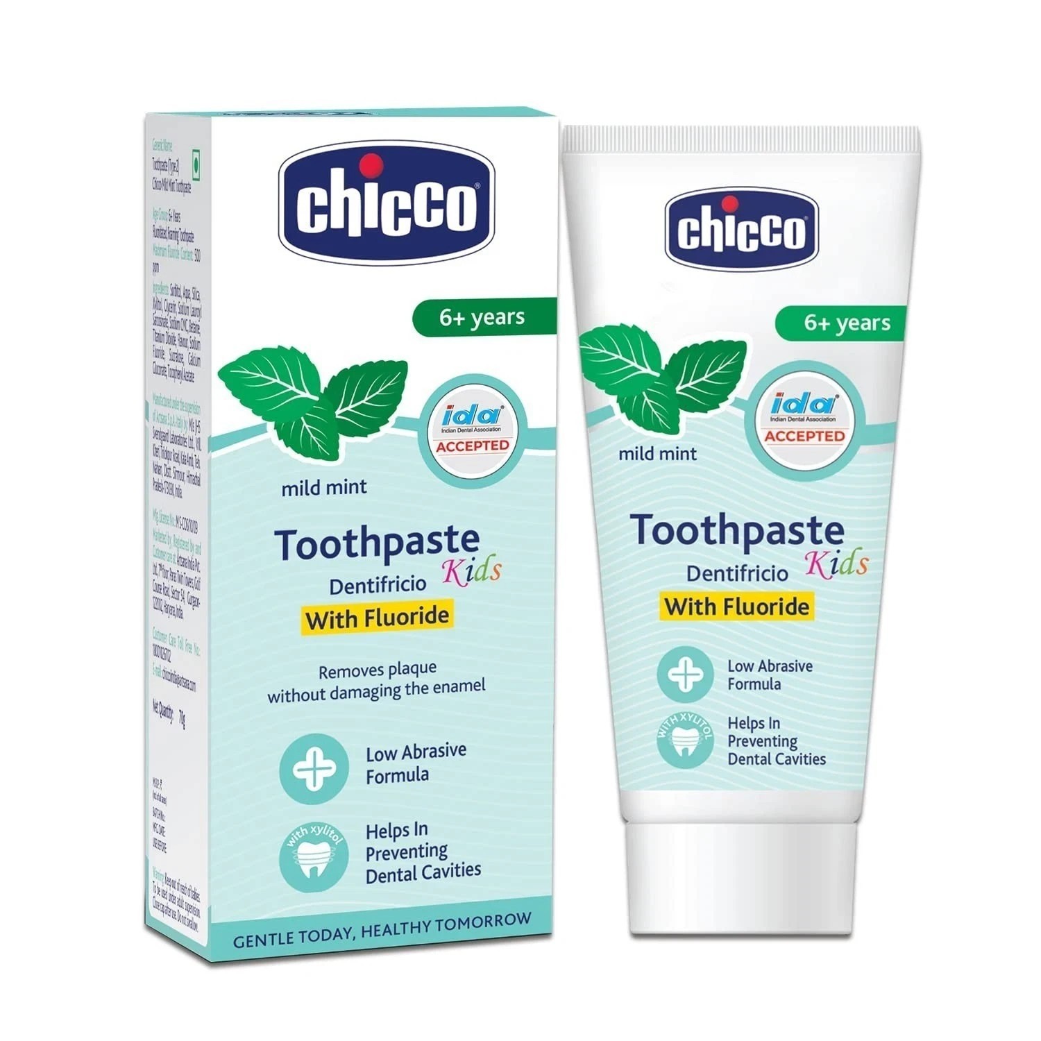 Chicco Toothpaste for Kids Mild Mint Flavour 70g