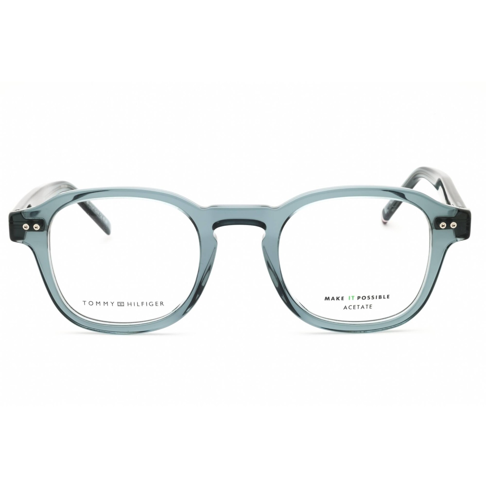 Tommy Hilfiger Unisex Eyeglasses Round Plastic Full Rim Frame TH 2033 0KB7 00