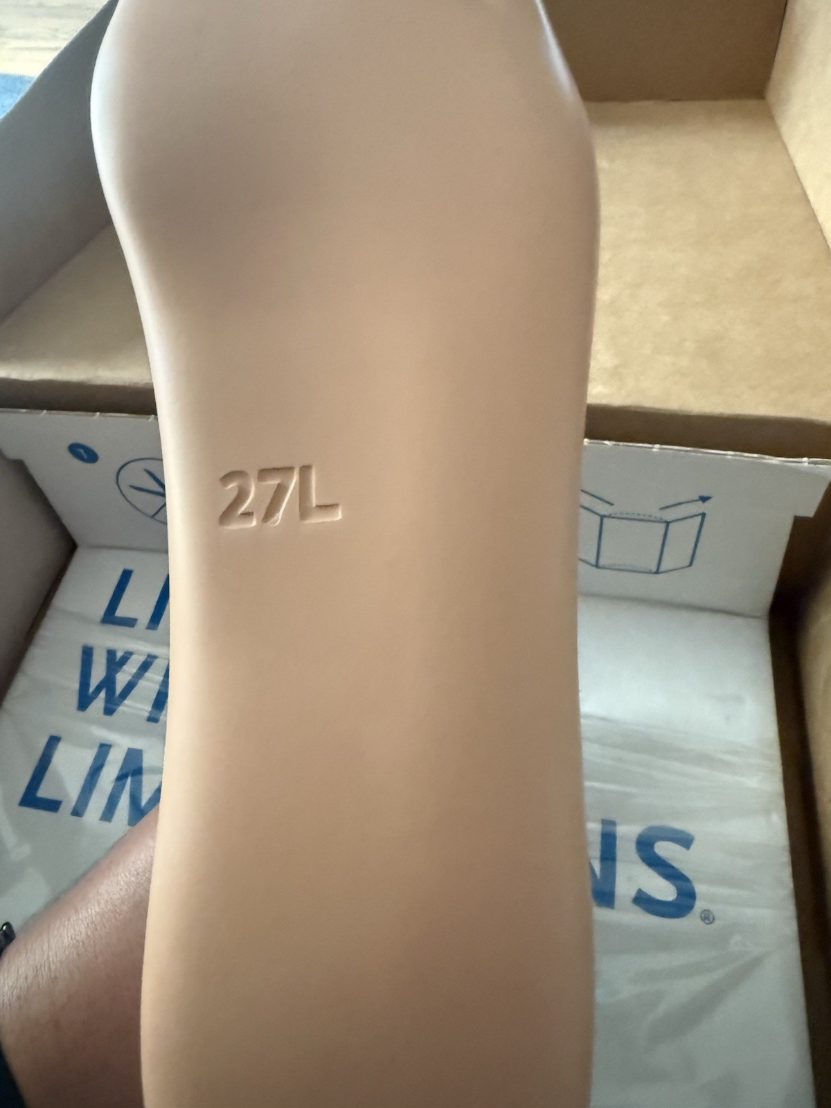 Össur Pro-Flex ST Foot Orthosis Prosthesis 27L Left Beige/Black PST0627L CAT 6