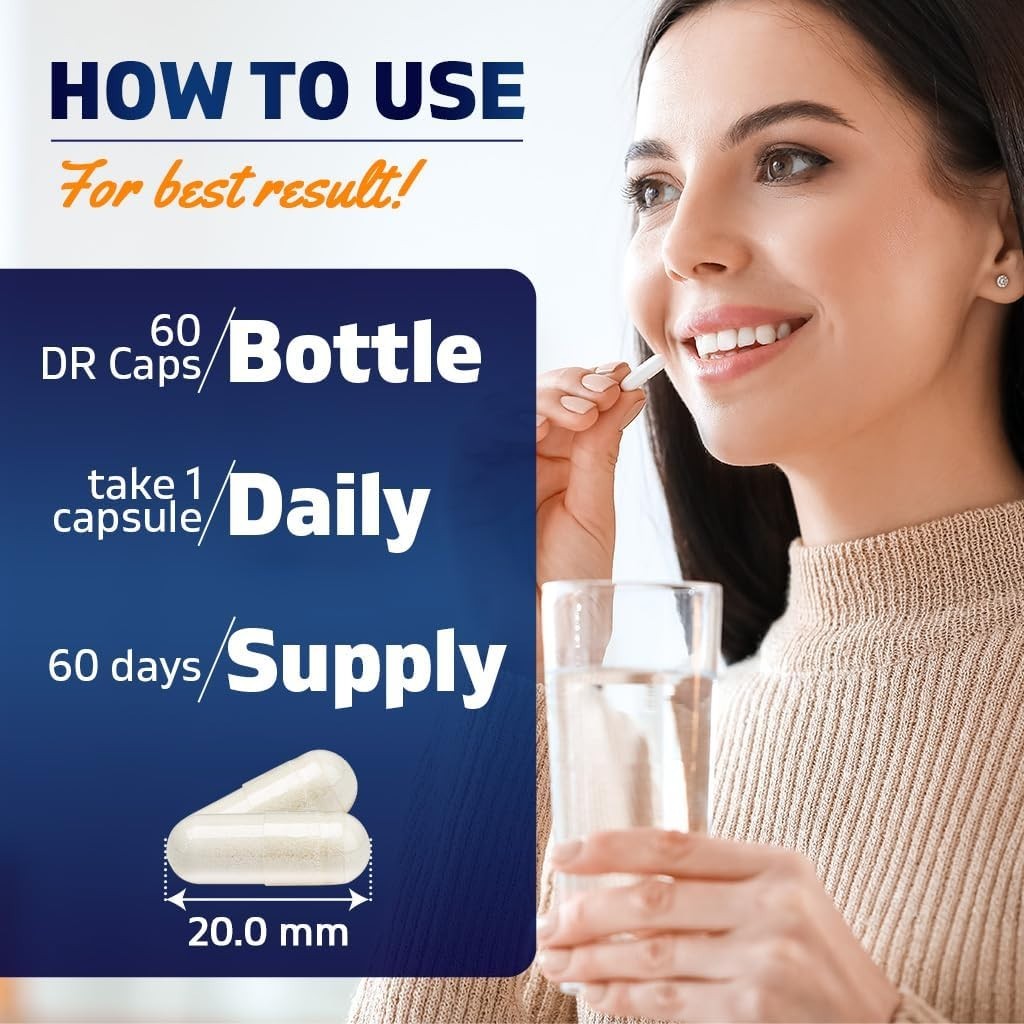 Bifidobacterium Longum Probiotic – 6 Billion CFU Capsules for Intestinal Health