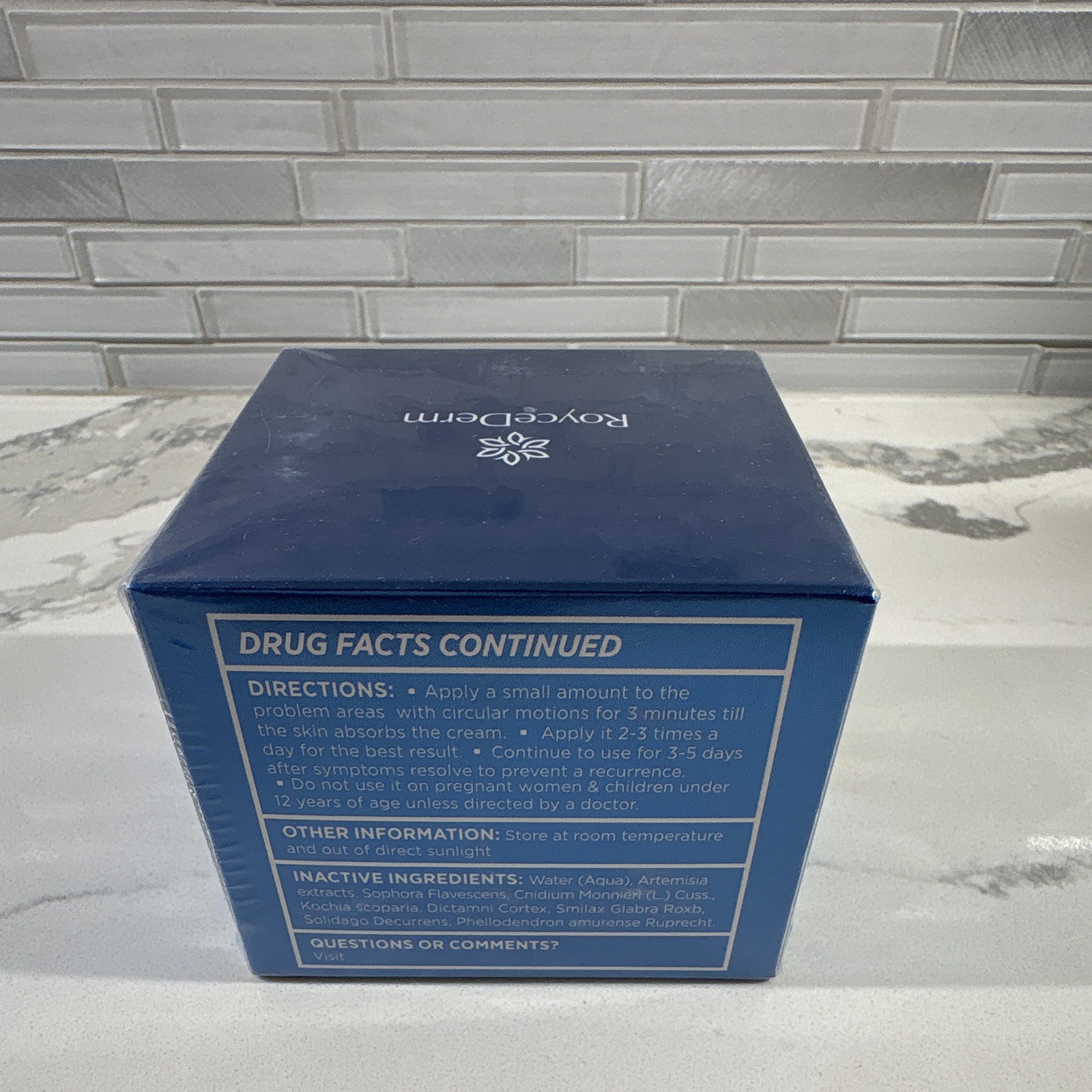 *BRAND NEW* RoyceDerm Advanced Seborrheic Dermatitis & Psoriasis Cream 3% 3.4 oz