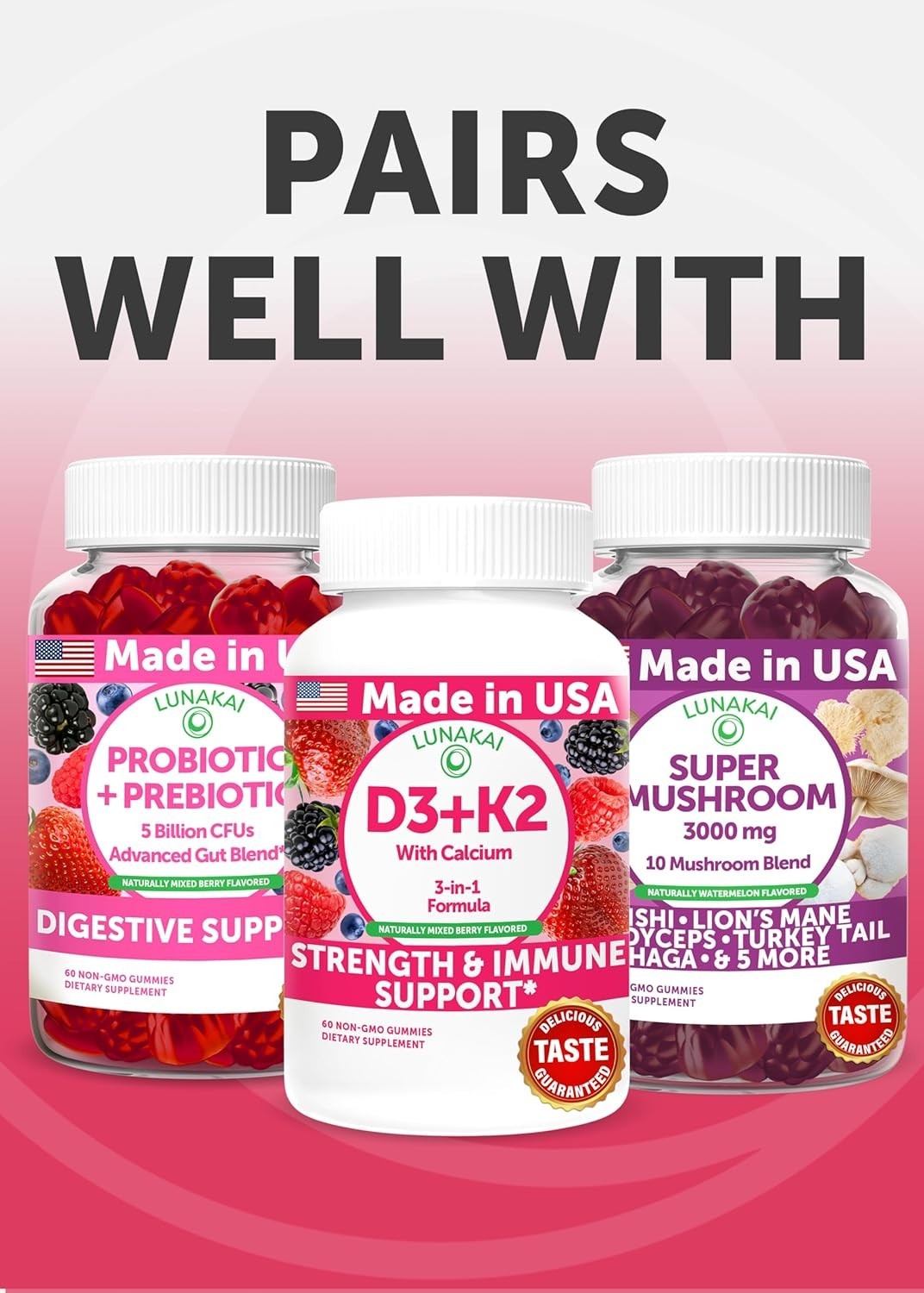 Lunakai Natural Menopause Supplements for Women 13-in-1 Menopause Relief