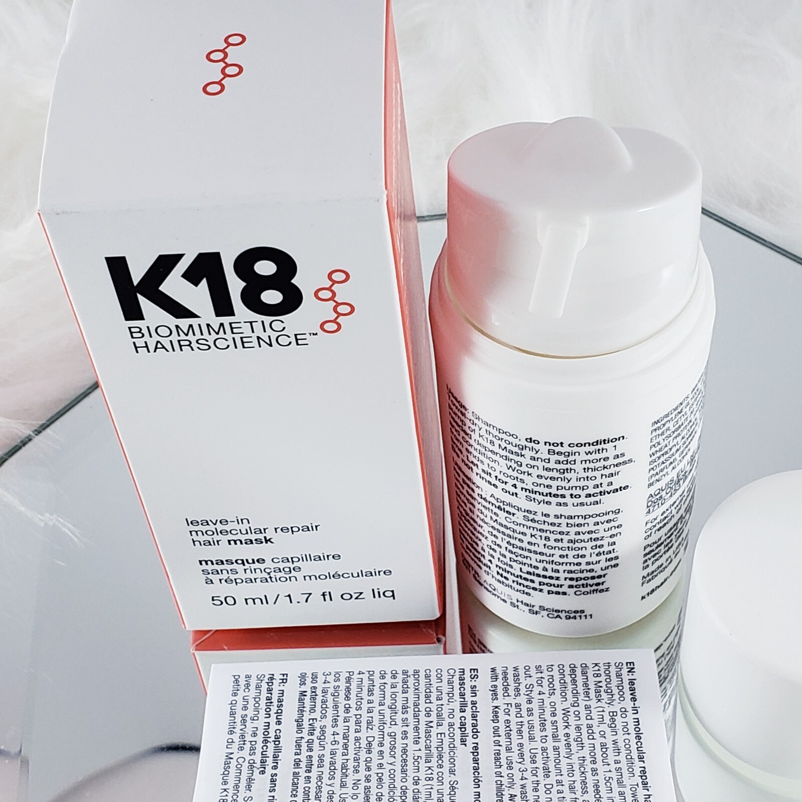 K18 Leave-In Molecular Repair Hair Mask 1.7 fl oz RP $75 💯Authentic 🔎 PICTURES