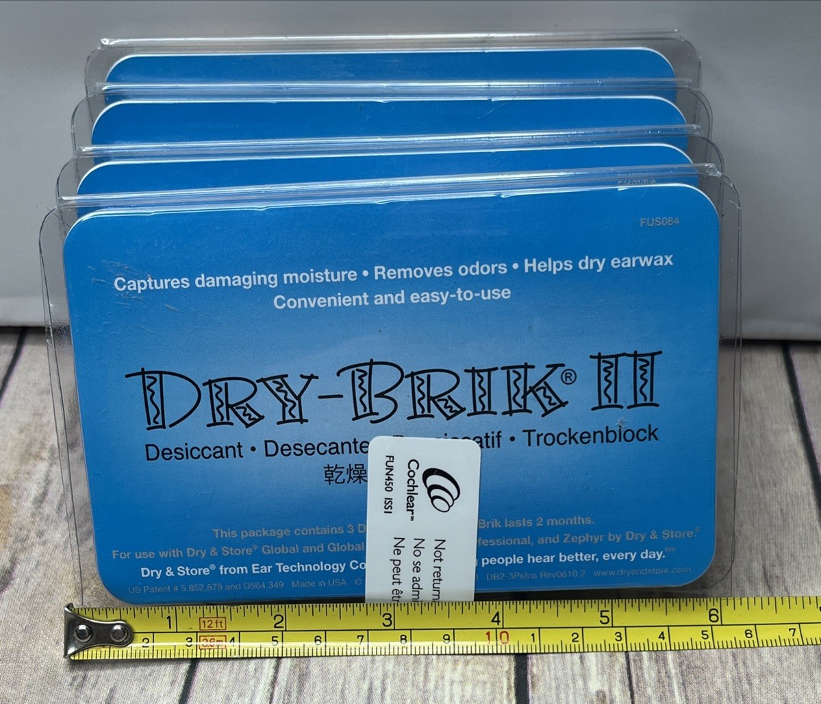 Dry-Brik II Desiccant Blocks Dry & Store 4 Packs of 3 = 12 Dry Brik dry-briks