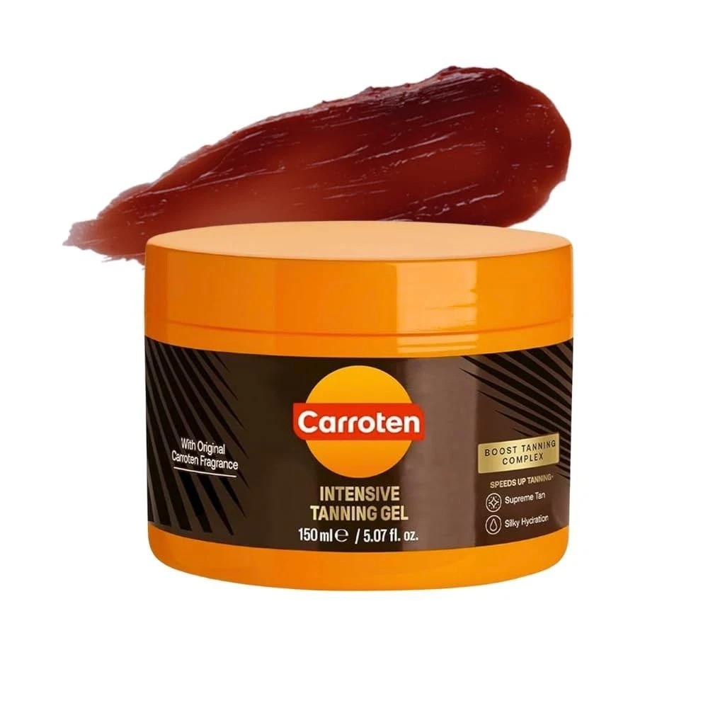 Carroten Intensive Tanning Gel – 5.07 fl oz / 150 ml, Browning Tan Accelerator