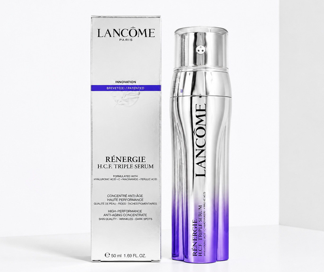 Lancome Renergie H.C.F Triple Serum ANTI-AGING 1.7oz /50mL FULL SZ SEAL BOX