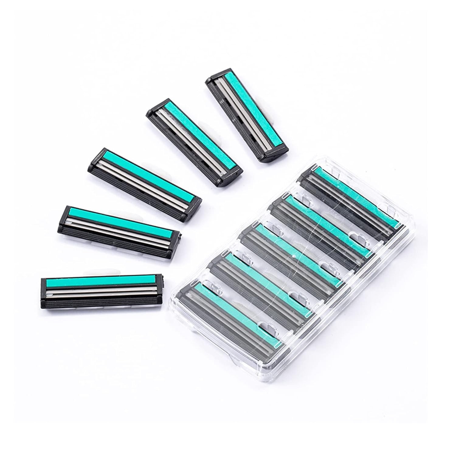 Men’s Disposable Razors 108 Twin Stainless Steel Blades 4 Handles—Smooth Shave