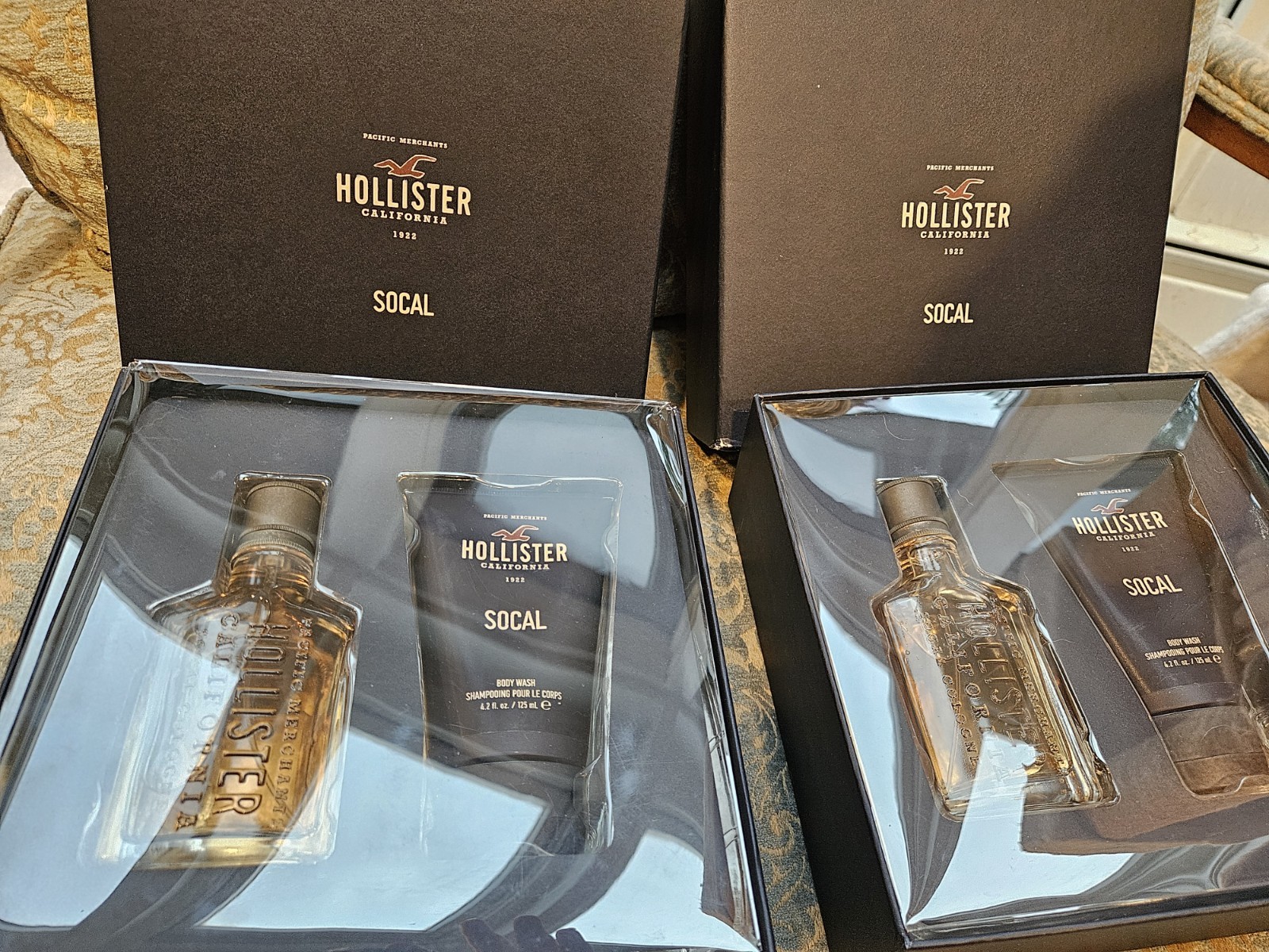Hollister 1.7 FL OZ EDC SOCAL COLOGNE For Men & 4.2 FL OZ BODY WASH New In Box