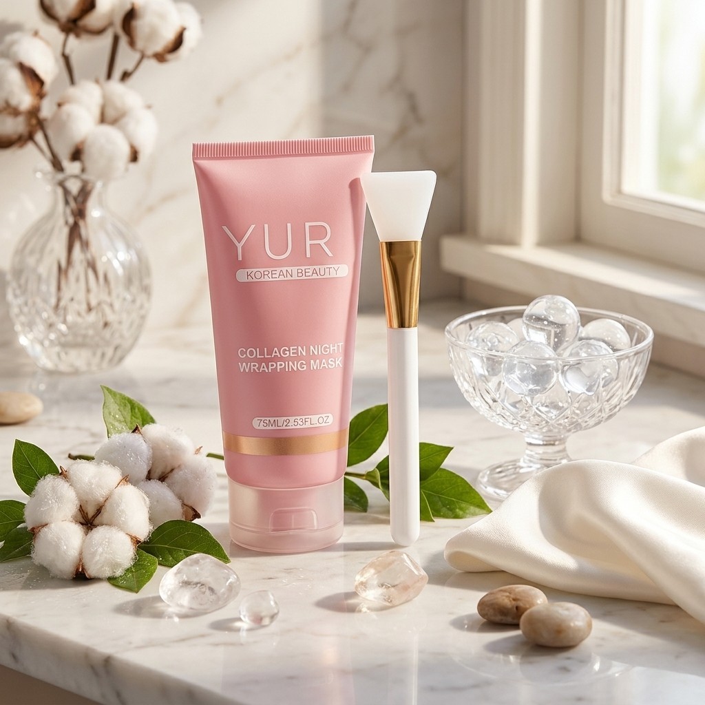 Yuri Korean Beauty Collagen Night Wrapping Mask Skincare Facial Hydrating