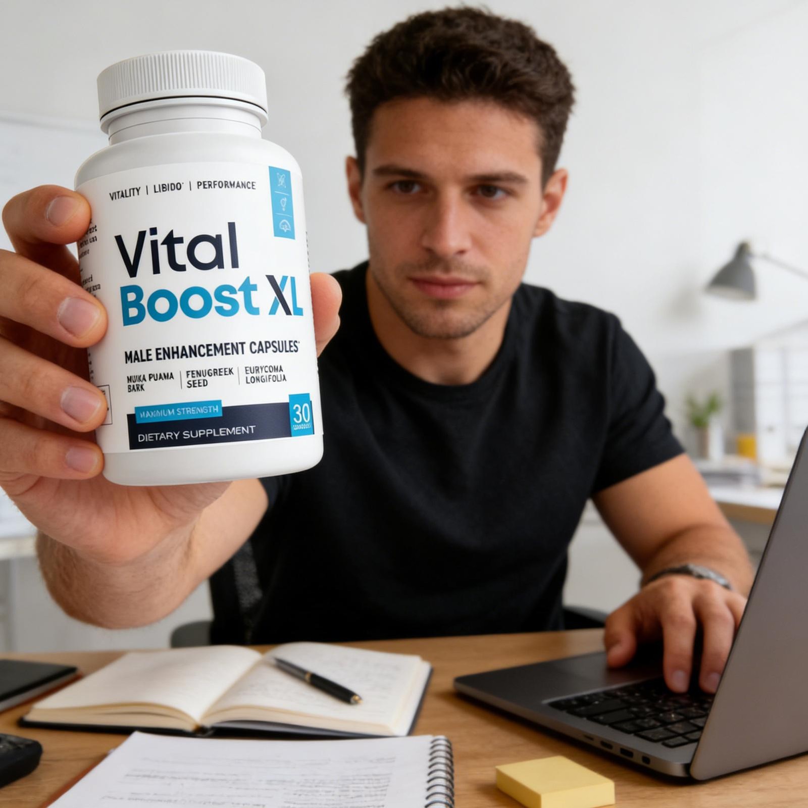 Vital Boost XL Mens Health Support Dietary Supplement 30 Capsules