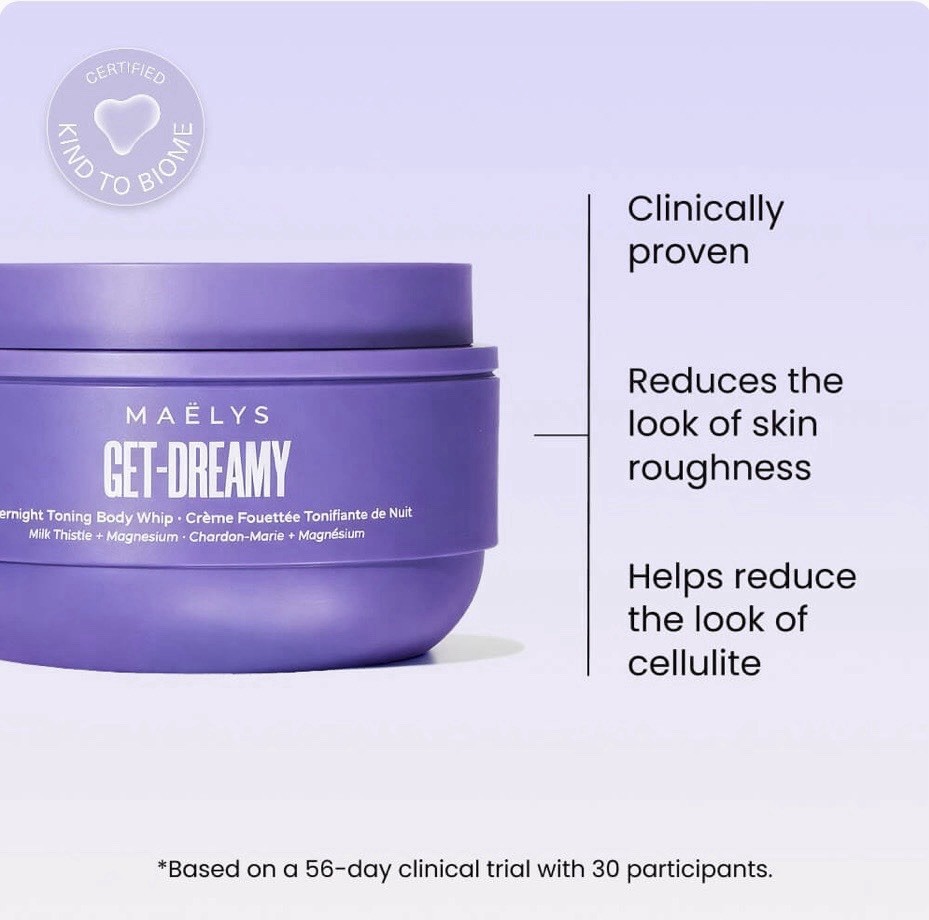 Maelys GET-DREAMY Overnight Toning Body Whip 6.8 Fl Oz – BRAND NEW SEALED IN BOX