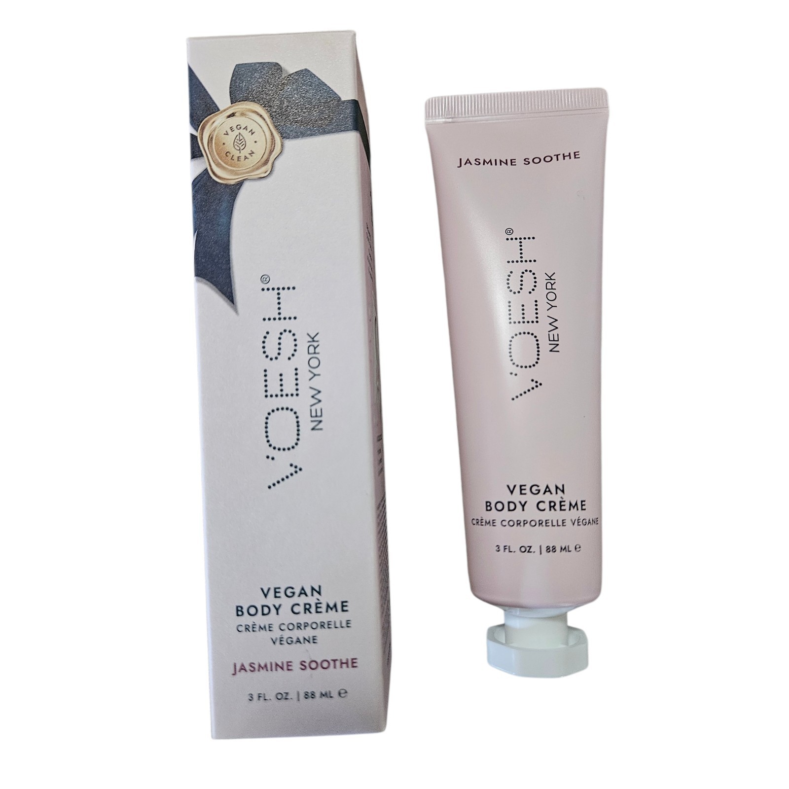 VOESH New York Vegan Jasmine Soothe Body Crème Moisturizer 3 fl oz/88 mL