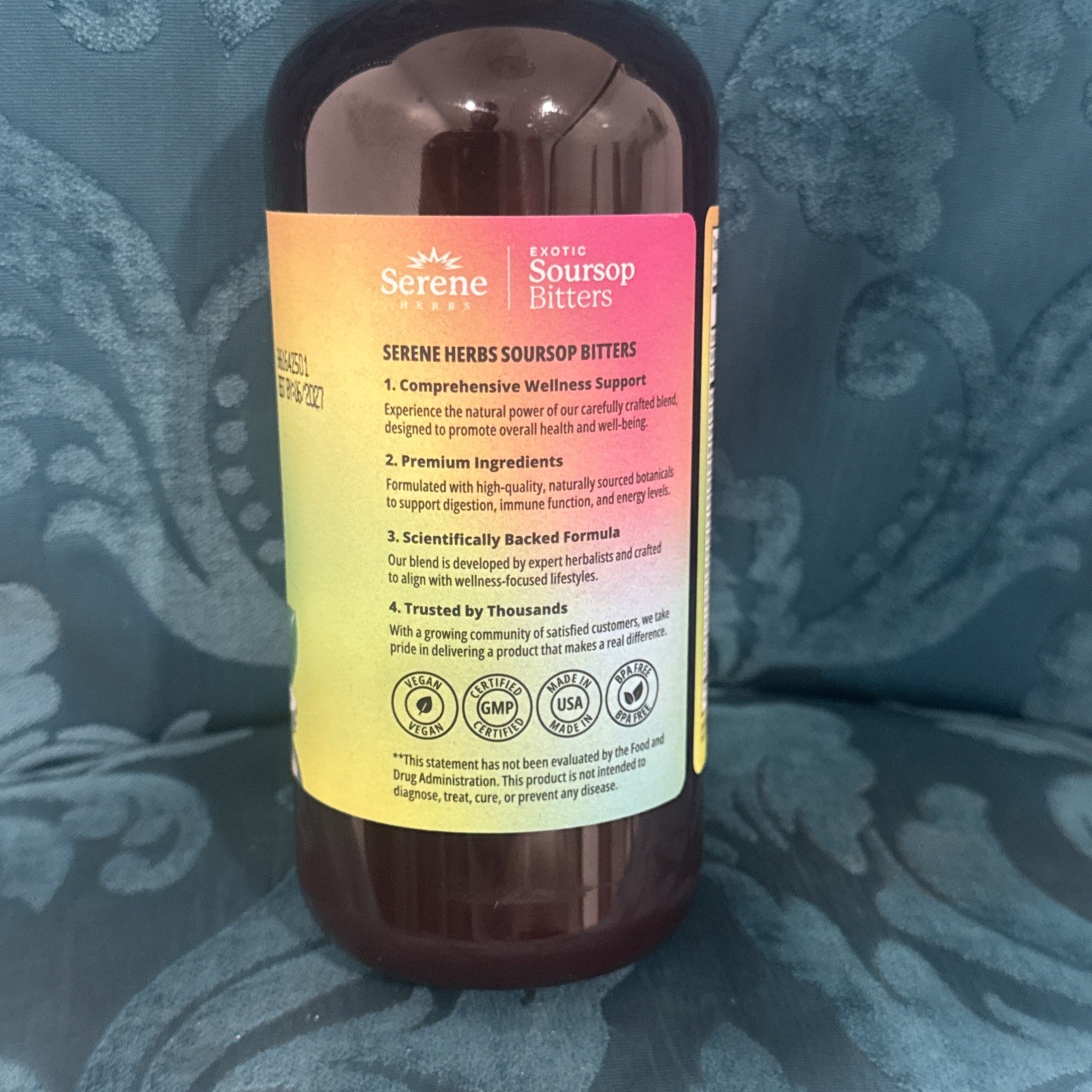 Soursop Bitters Exotic Liquid Digestive Support & Immune Health 16oz free ship