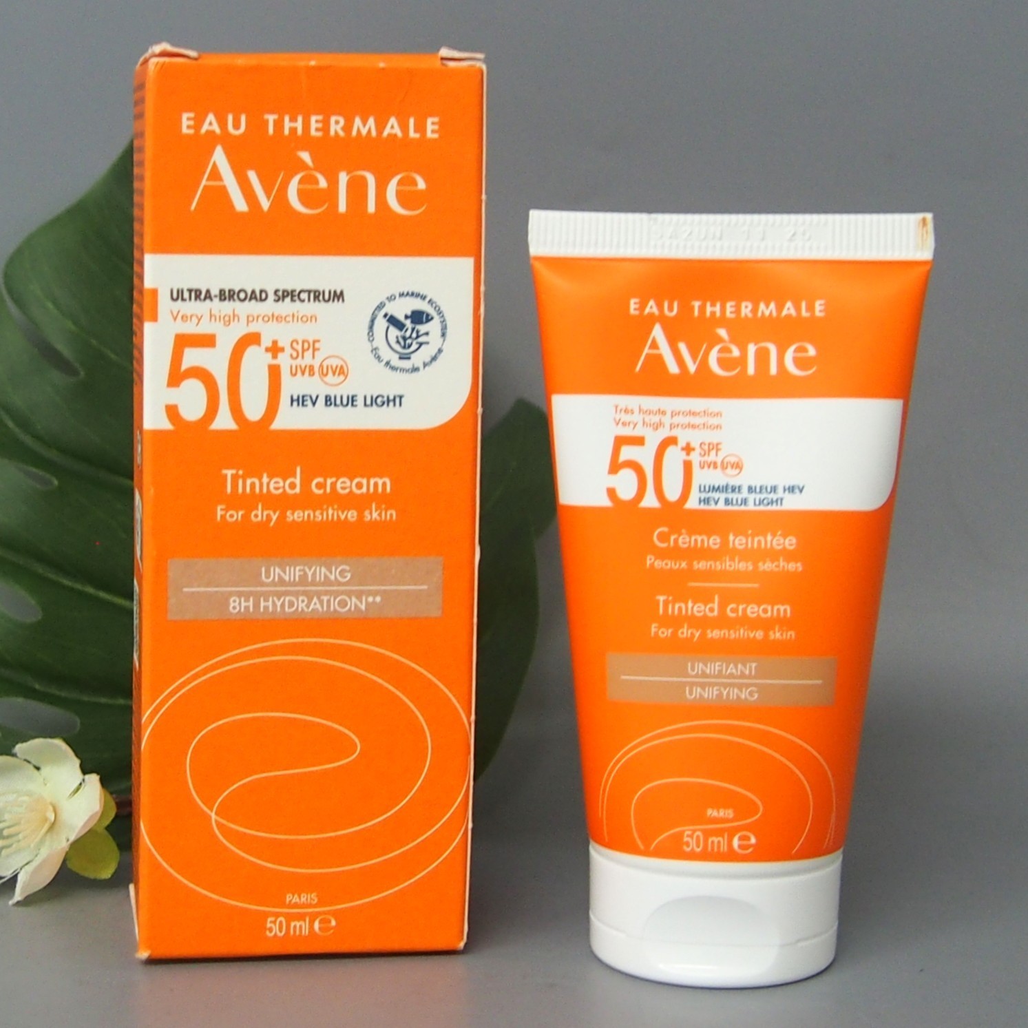 Avene Sun Cream Face and Neck Tinted Cream SPF50+ 50ml / 1.7oz EXP 11/2028