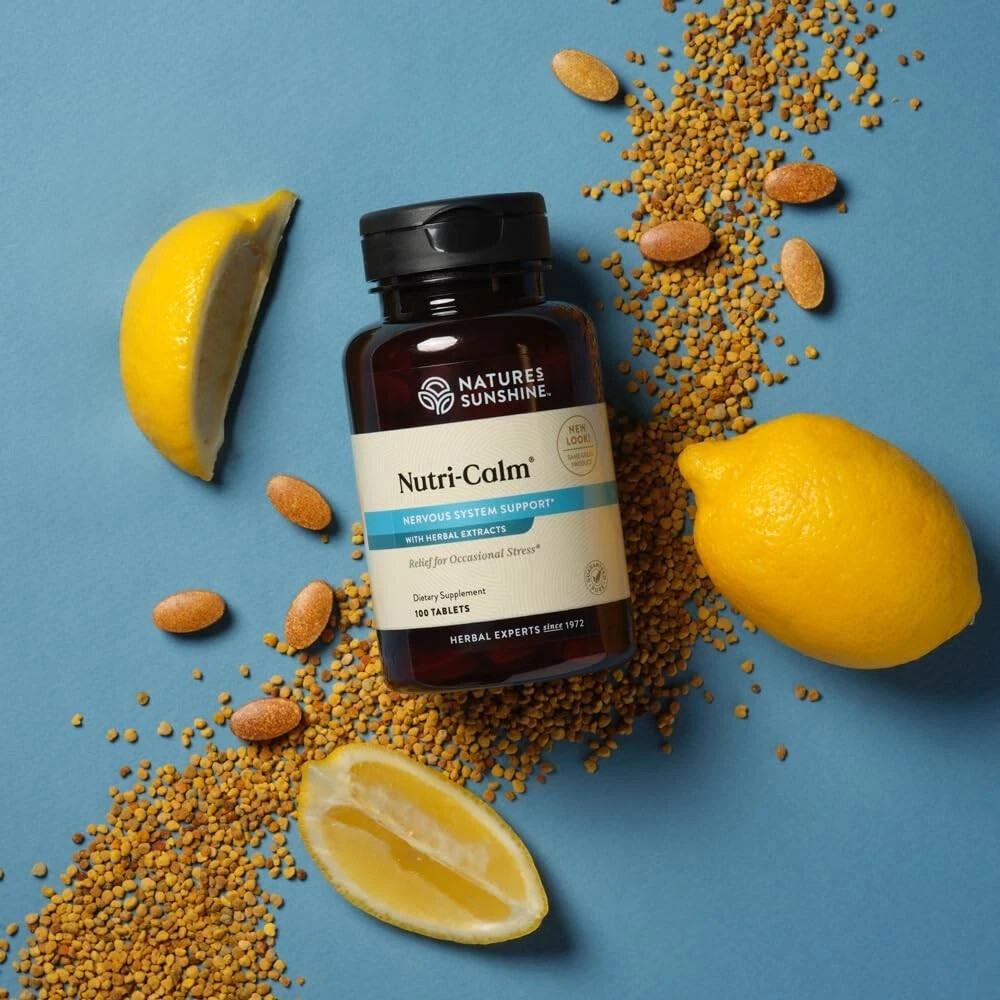 Nature’s Sunshine Nutri-Calm, Nervous System Support – 100 Count