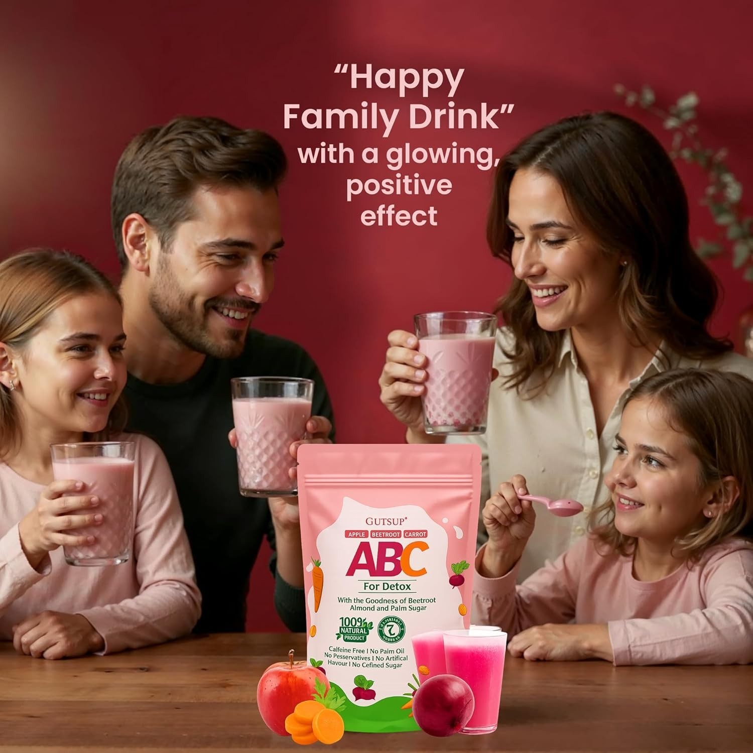 Apple Beetroot Carrot ABC Malt Powder 200g Instant Health Energy Drink
