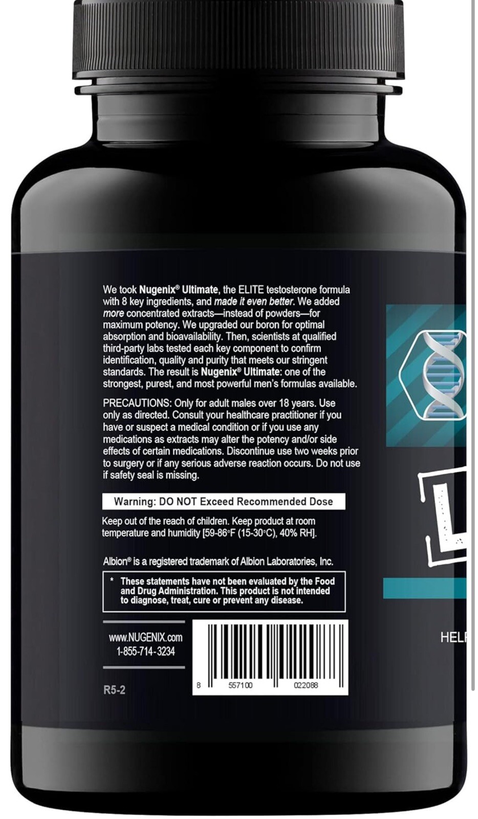 Nugenix Total-T Ultimate -Free and Total Testosterone Booster Supplement for Men