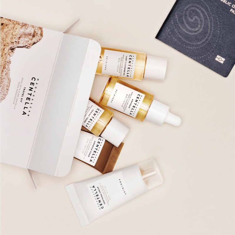 [SKIN1004] Madagascar Centella Travel Kit Toner,Ampoule,Cream