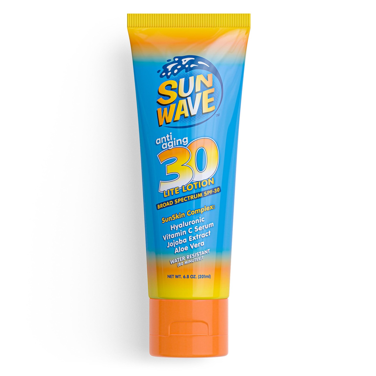 Sun Wave Anti-Aging Lite Lotion SPF 30 | SunSkin 6.8 Fl Oz (Pack of 1)