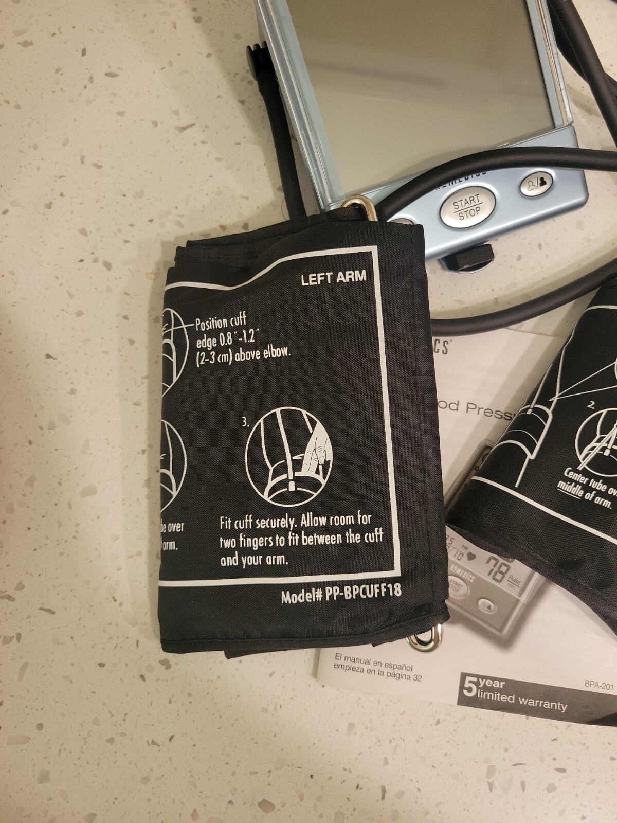 HoMedics BPA-201 Blood Pressure Monitor(doesn’t Have The DC Power Box) Works