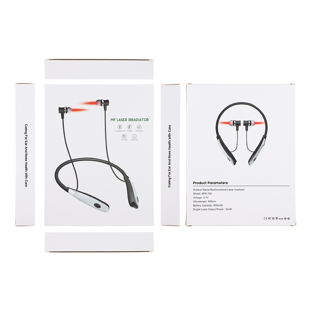 NEW Earplug 650NM Laser Therapy For Ear And Nose Tinnitus & Rhinitis Relief