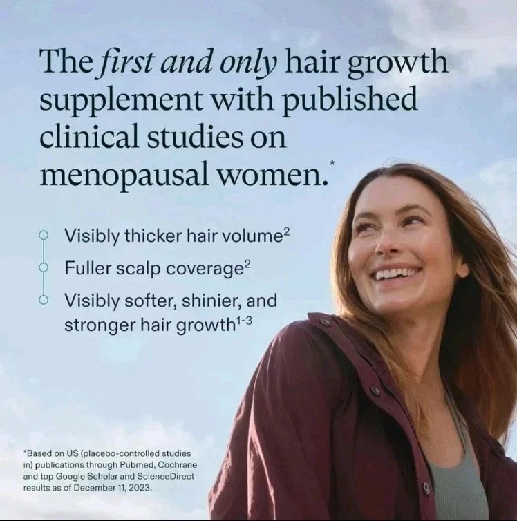 Nutrafol Women’s Balance Hair Growth Nutraceutical 120 Capsules 100% Drug-Free