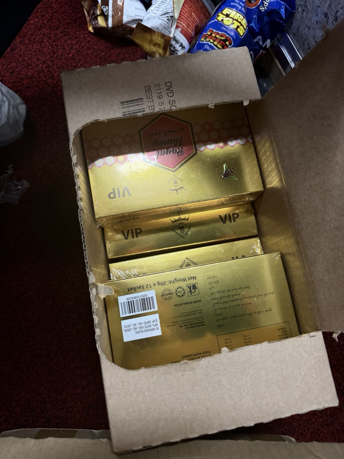 VIP The Ultimate Power Source Supplement Box Set 20g x 24 Sachets