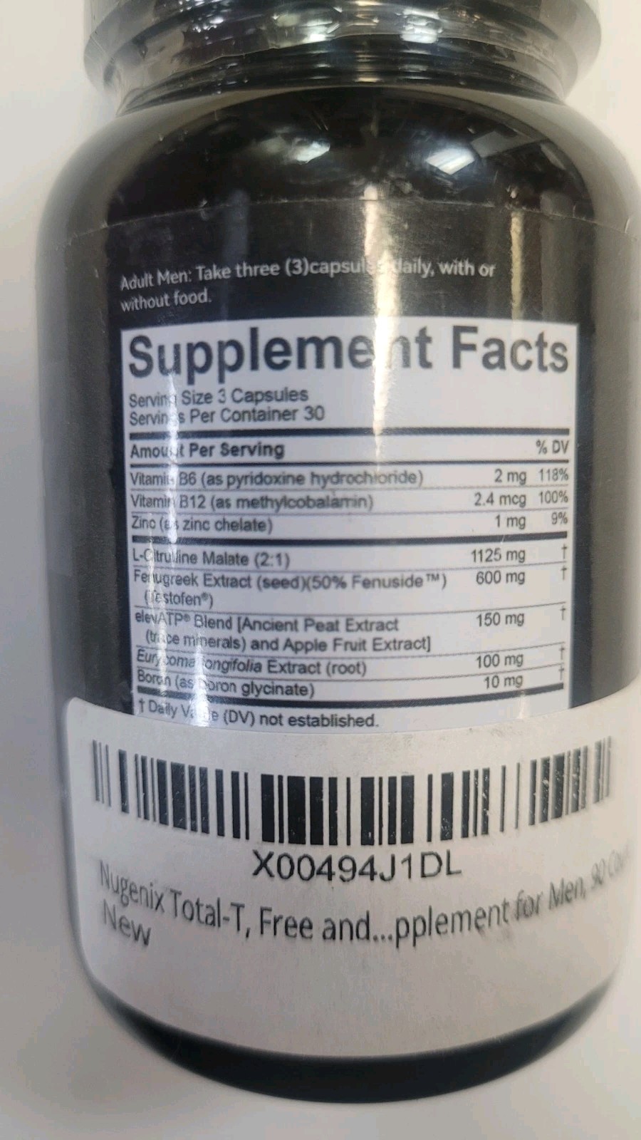 Nugenix Total-T Testosterone Booster – 90 Capsules Buy In Bulk & Save 10%